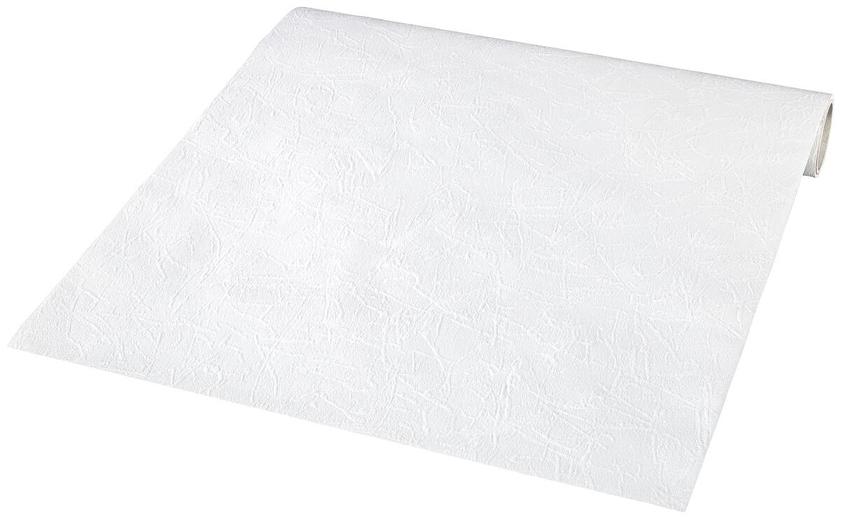 Papiertapete Struktur weiß B/L: ca. 53x1005 cm