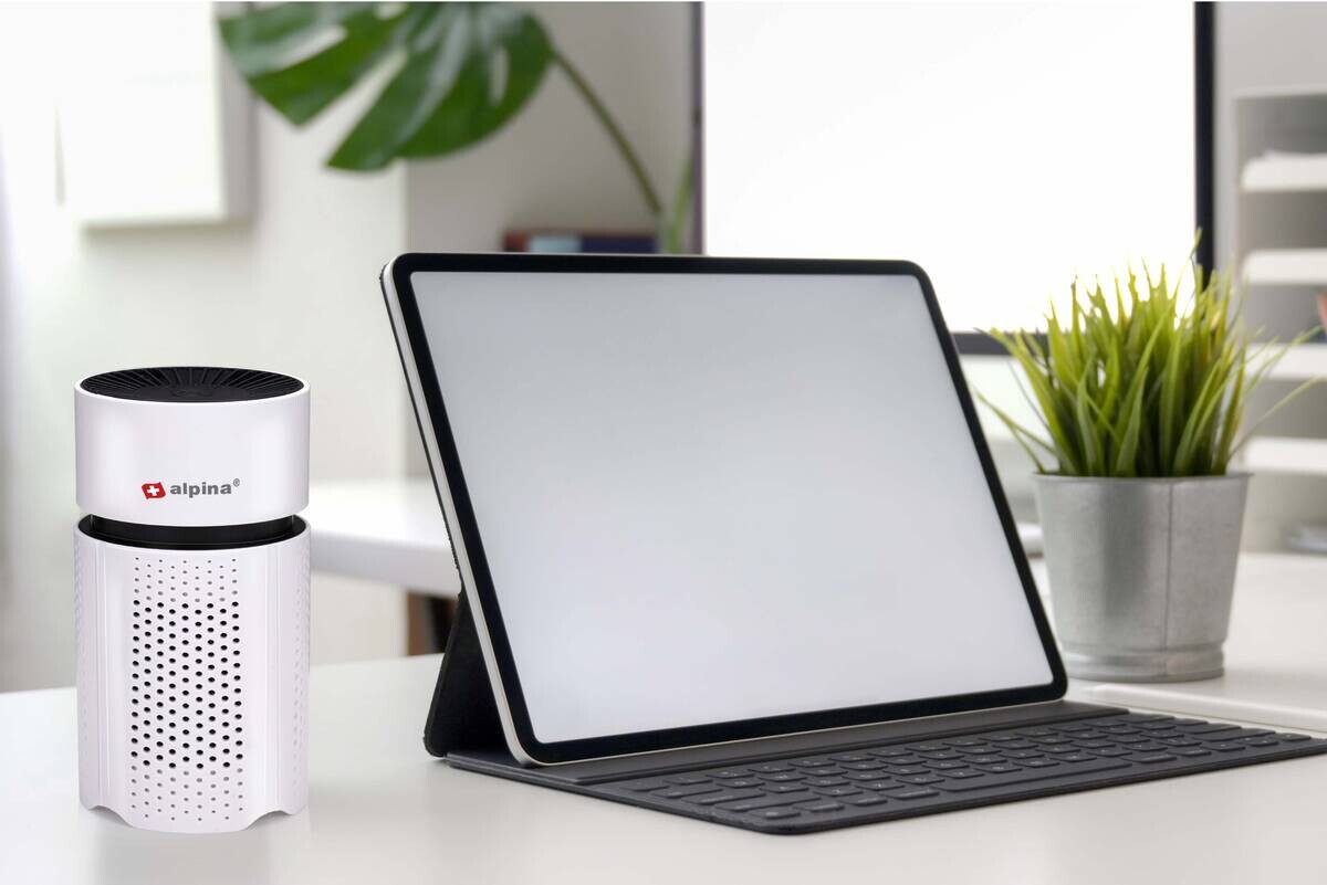 alpina Luftreiniger weiß Kunststoff