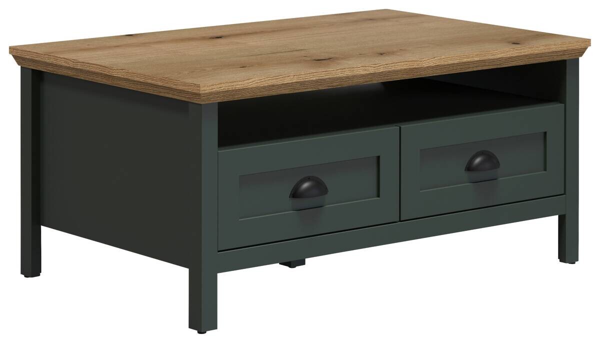 Couchtisch Stanton tannengrün Eiche Evoke Coast Nachbildung B/H/T: ca. 101x45x60 cm