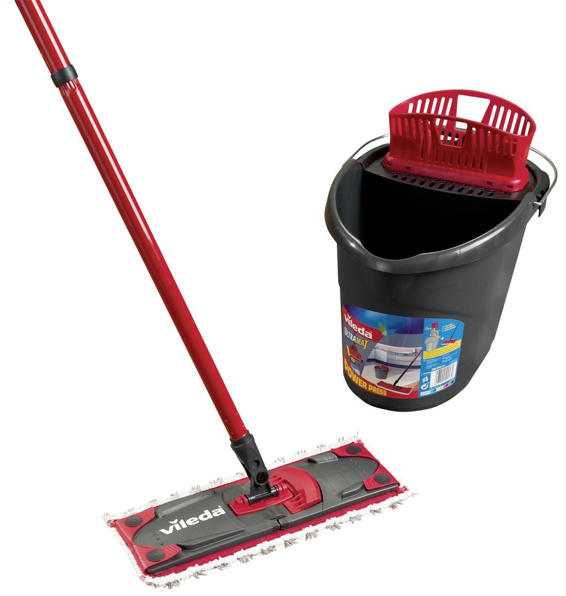 Vileda Reinigungsset grau B/H/L: ca. 28x29,5x39,5 cm