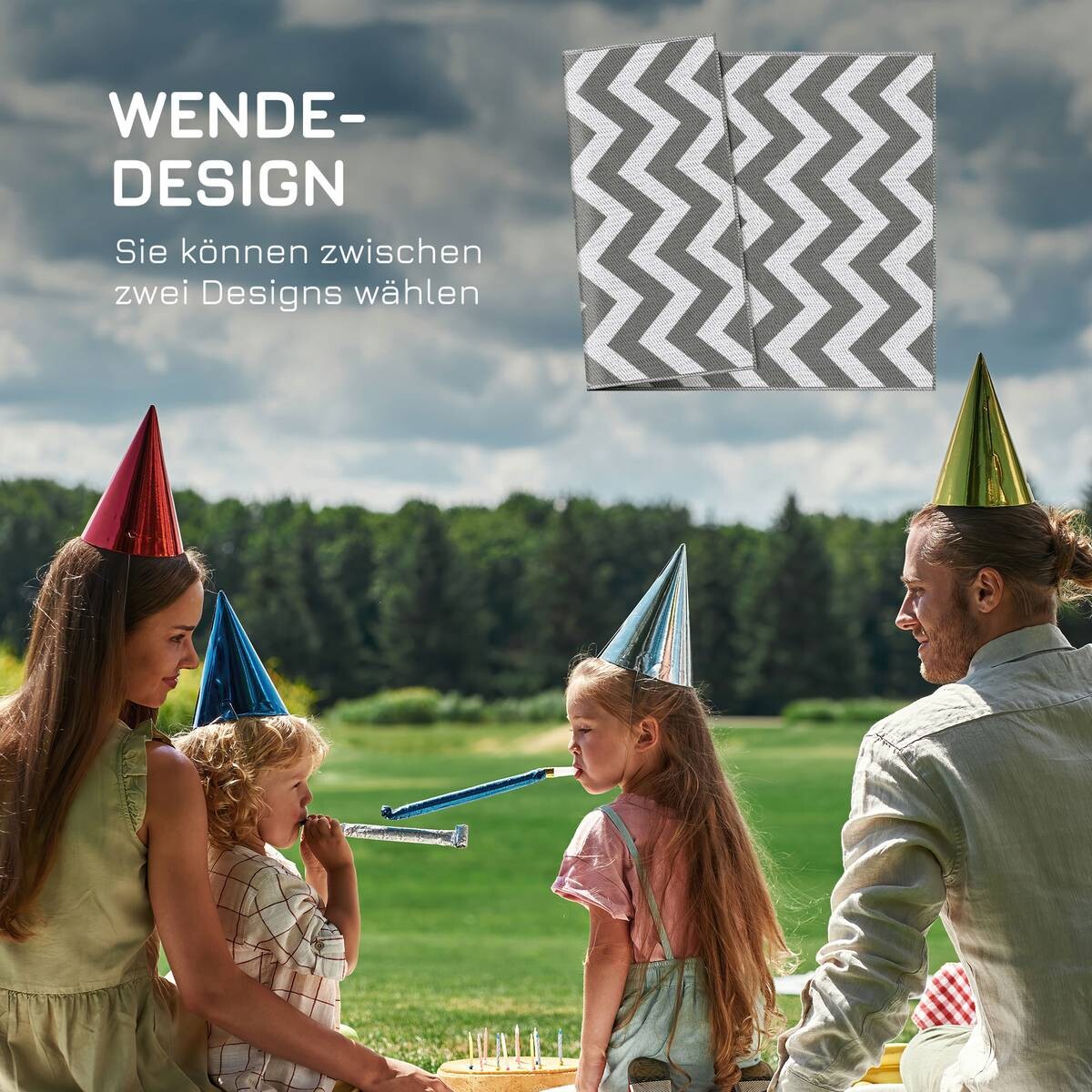 Outsunny Outdoor-Teppich