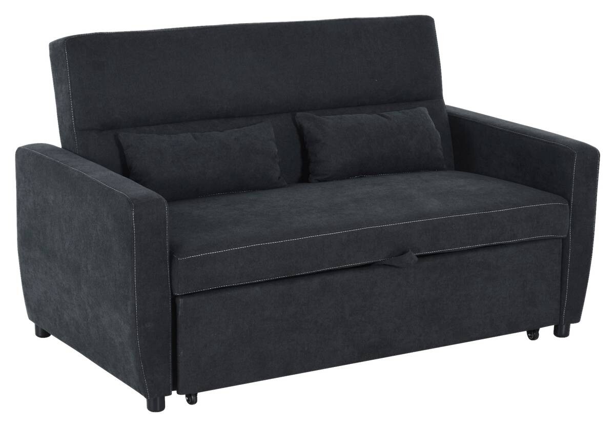 HOMCOM Schlafsofa 833-834 schwarz B/H/T: ca. 148x89x82 cm