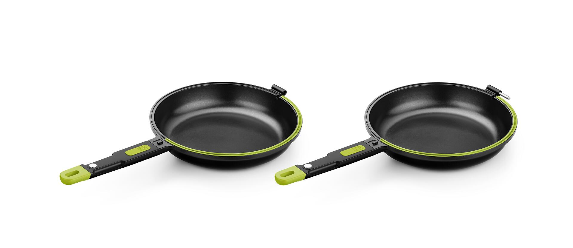 BRA Pfannenset Foodie schwarz Aluminium 2 tlg.