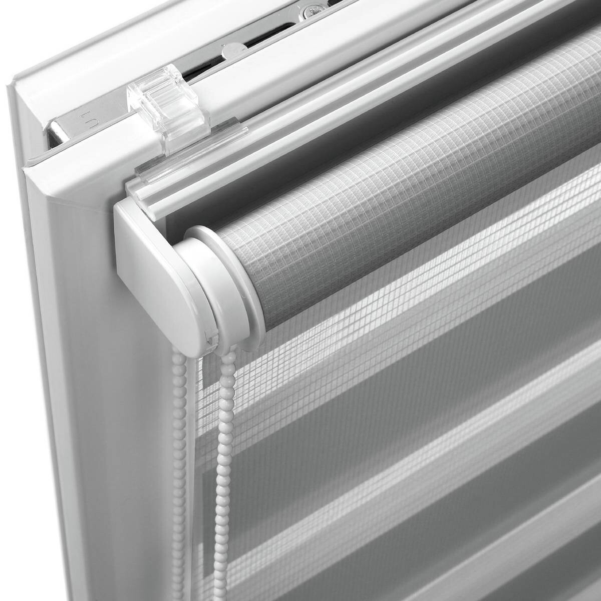 Doppelrollo Easyfix hellgrau B/L: ca. 65x150 cm