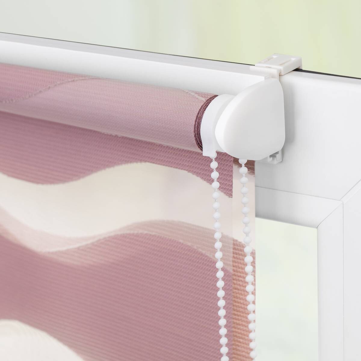 LICHTBLICK Doppelrollo Duo Welle altrosa B/L: ca. 80x150 cm