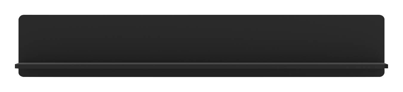 Wandregal Norica schwarz matt B/H/T: ca. 140x24x22 cm