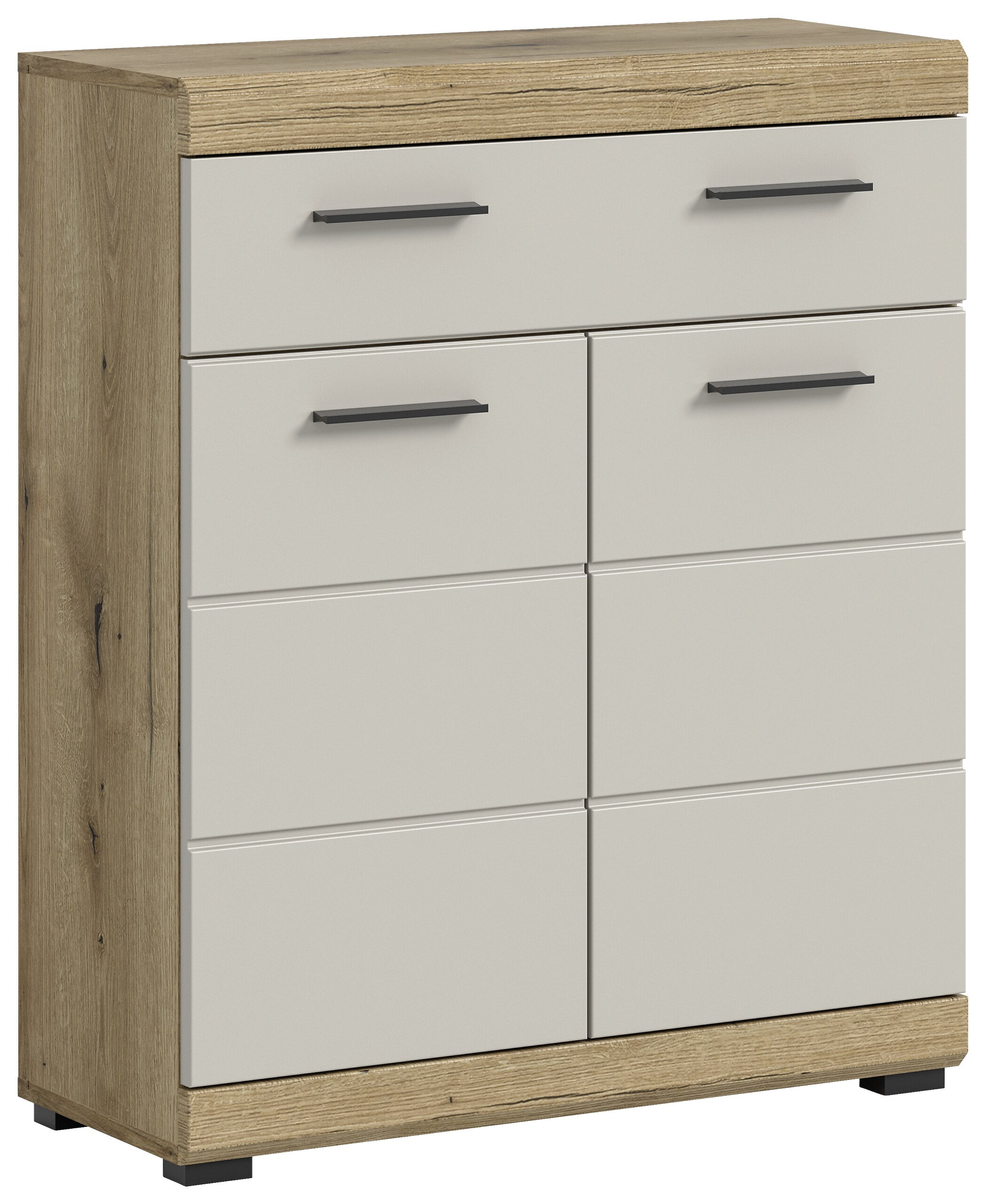 Badhochschrank Scout Evoke Oak Nachbildung Kaschmirgrau Nachbildung B/H/T: ca. 74x88x31 cm