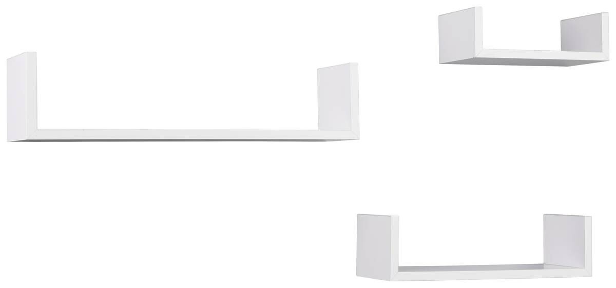 Wandregal Ava weiß B/H/T: ca. 42,5x10x9,8 cm