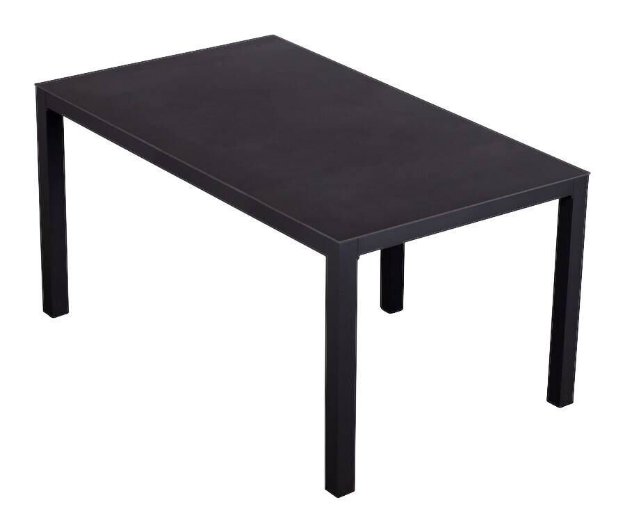 deVries Tisch Dining grau Aluminium B/H/L: ca. 90x75x160 cm