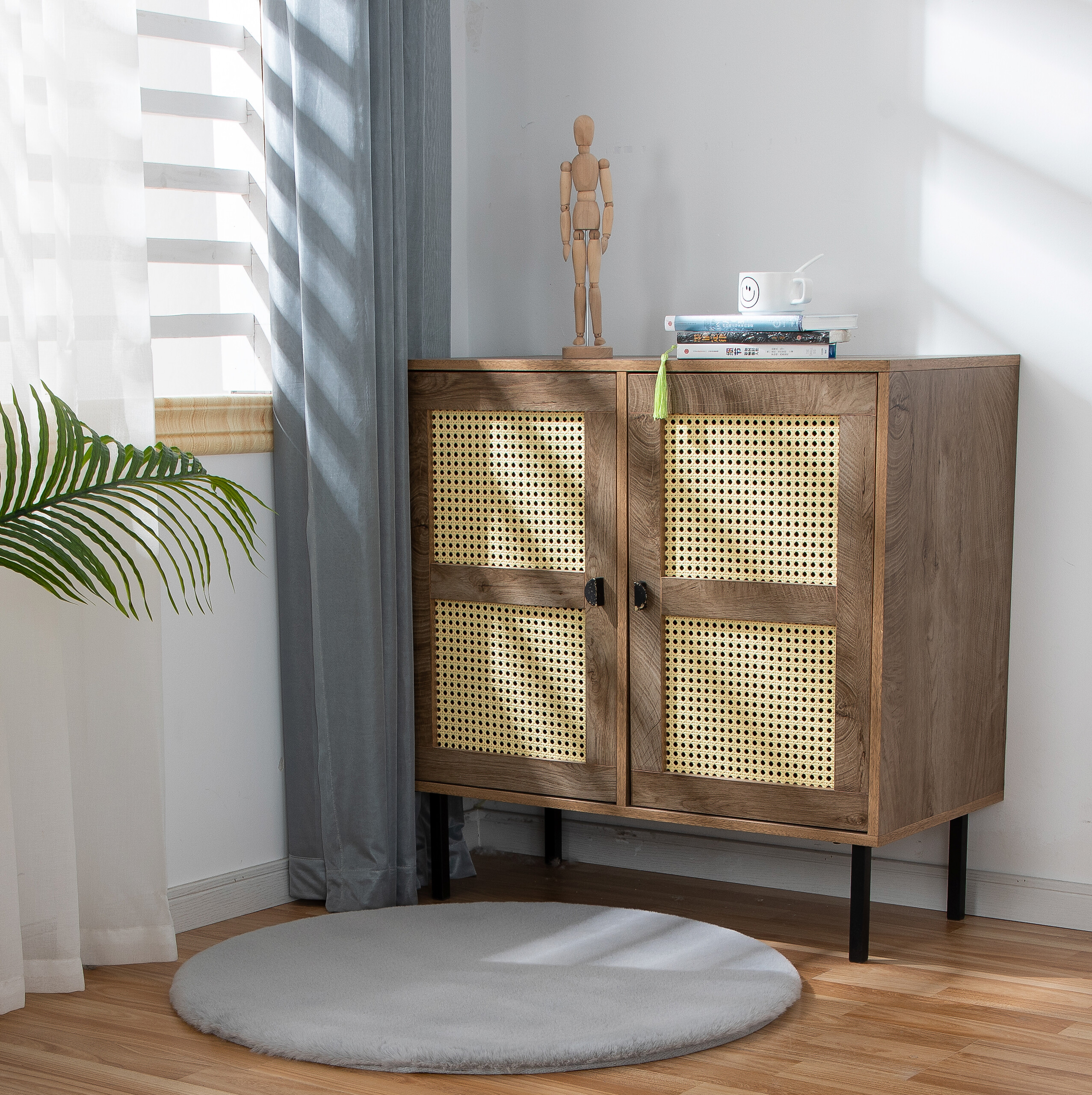 Teppich Softy hellgrau D: ca. 80 cm Teppich Softy hellgrau D: ca. 80 cm