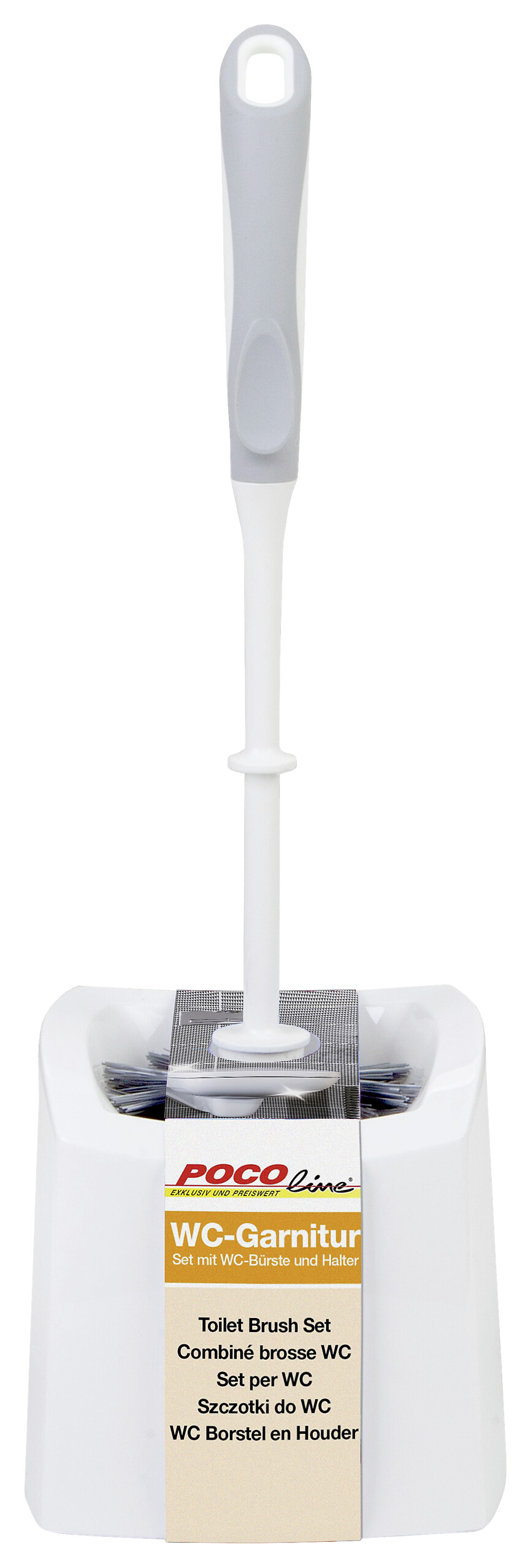 POCOline WC-Garnitur weiß Kunststoff