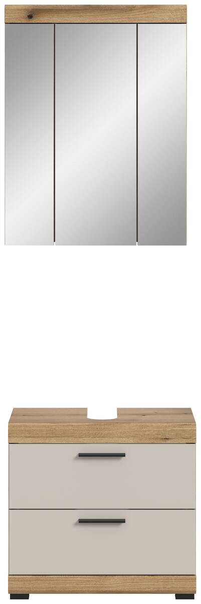 Badezimmer-Set Scout Evoke Oak Nachbildung Kaschmirgrau Nachbildung B/H/T: ca. 60x191x34 cm