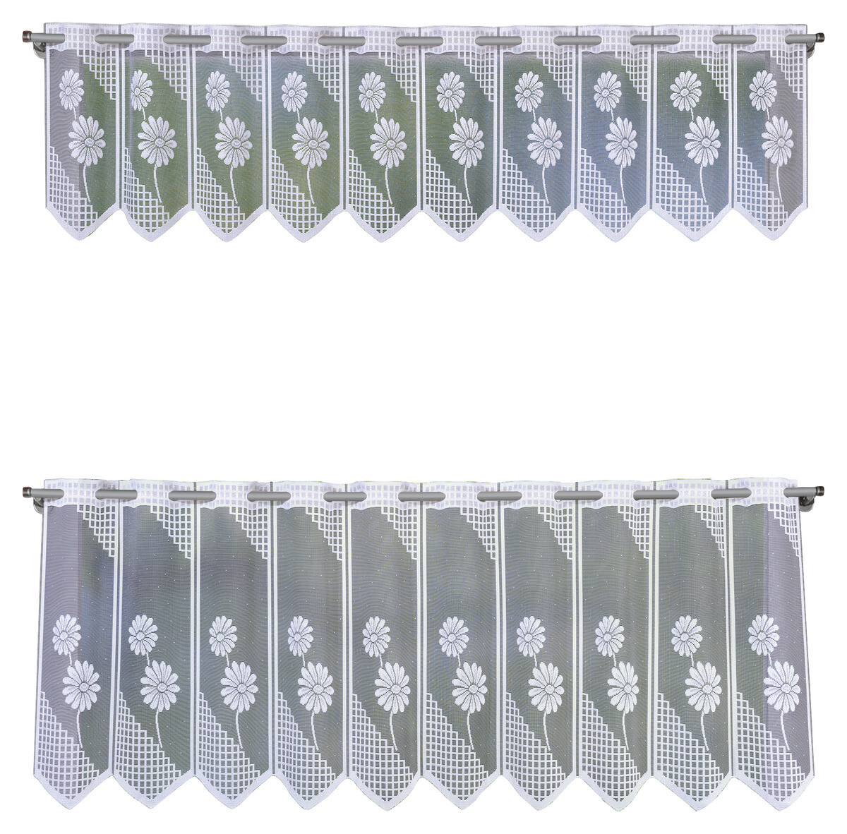 POCOline Scheibengardine Rügen weiß B/L: ca. 140x45 cm