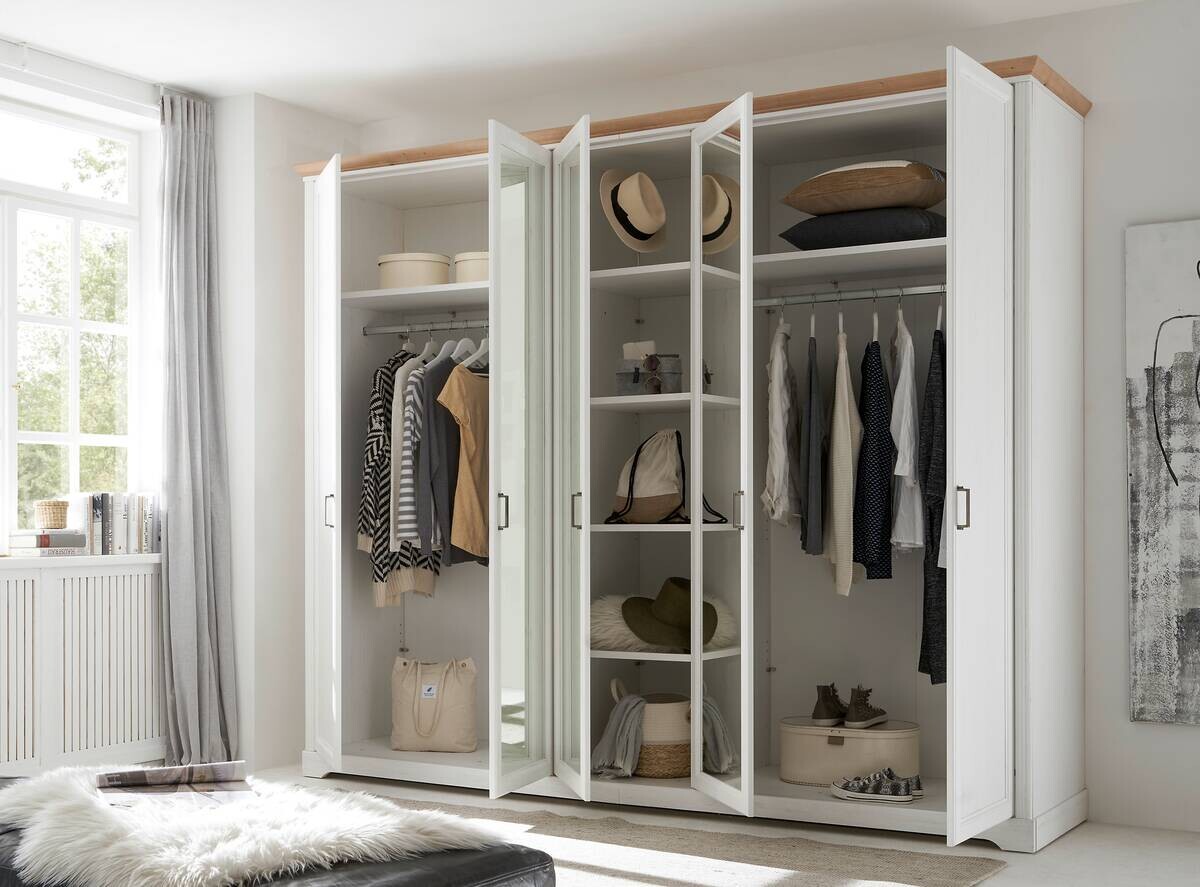 Kleiderschrank Jasmin B/H/T: ca. 266x220x64 cm