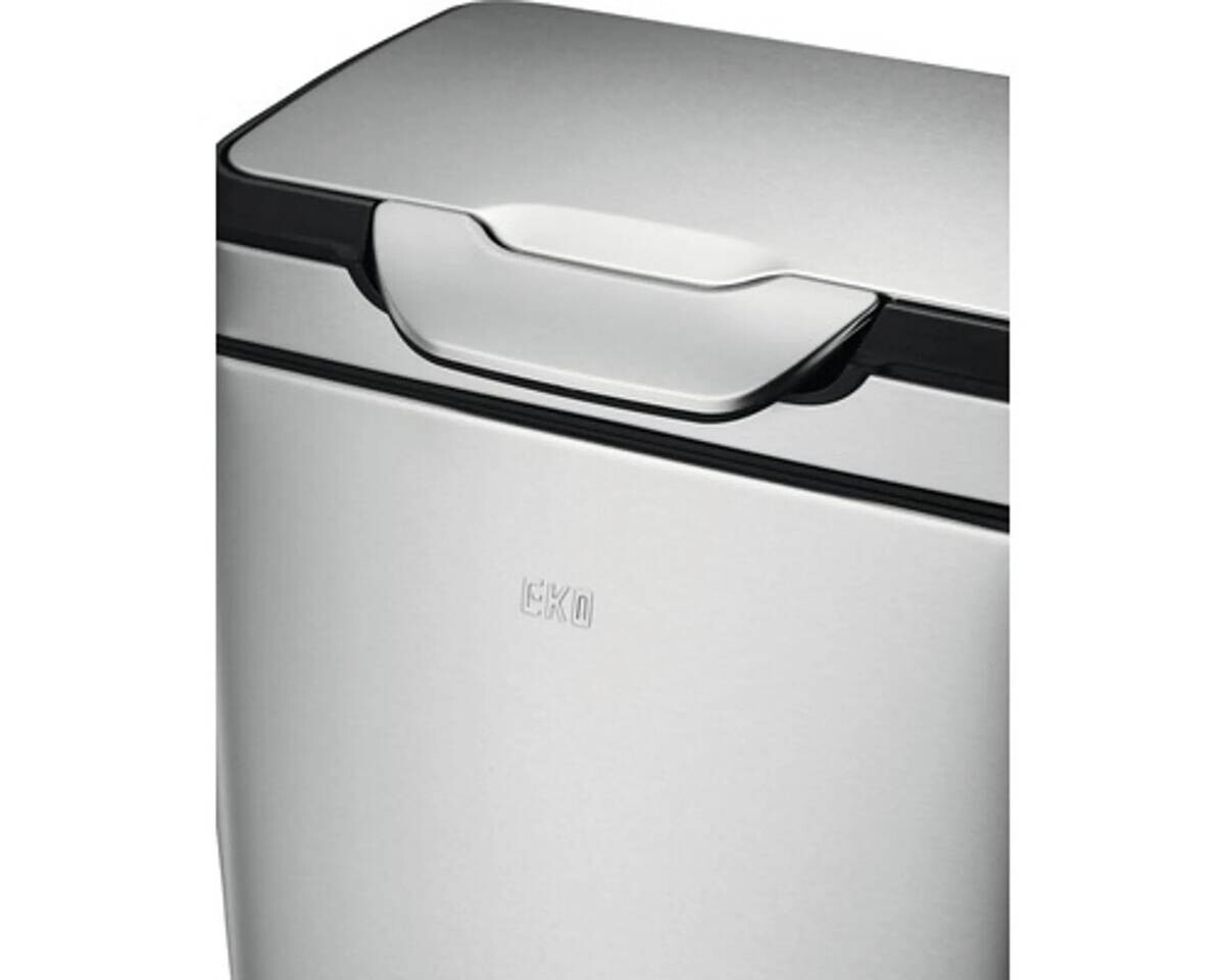 EKO Mülleimer silber B/H: ca. 29x67,4 cm