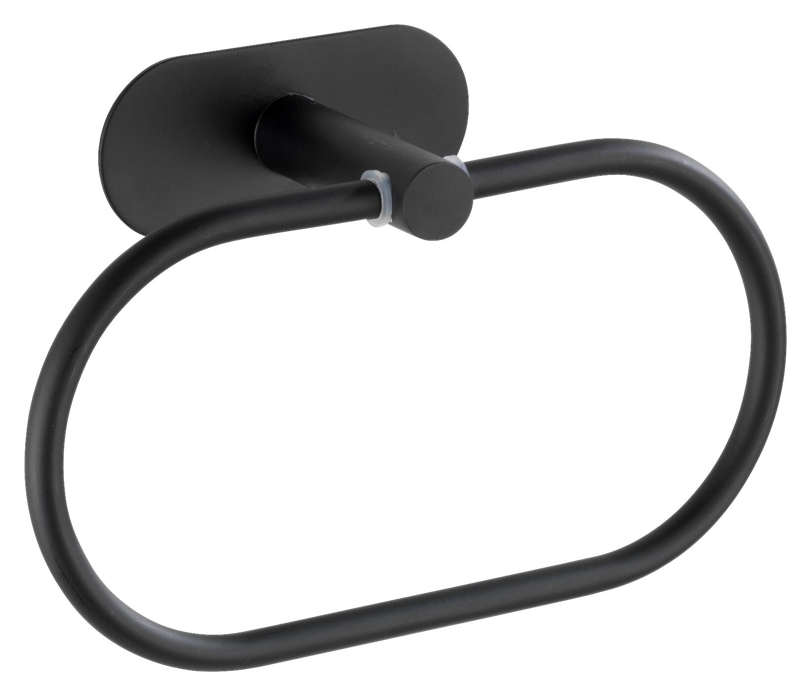 Turbo-Loc Handtuchring schwarz Edelstahl B/H/T: ca. 20,5x12,5x7,5 cm