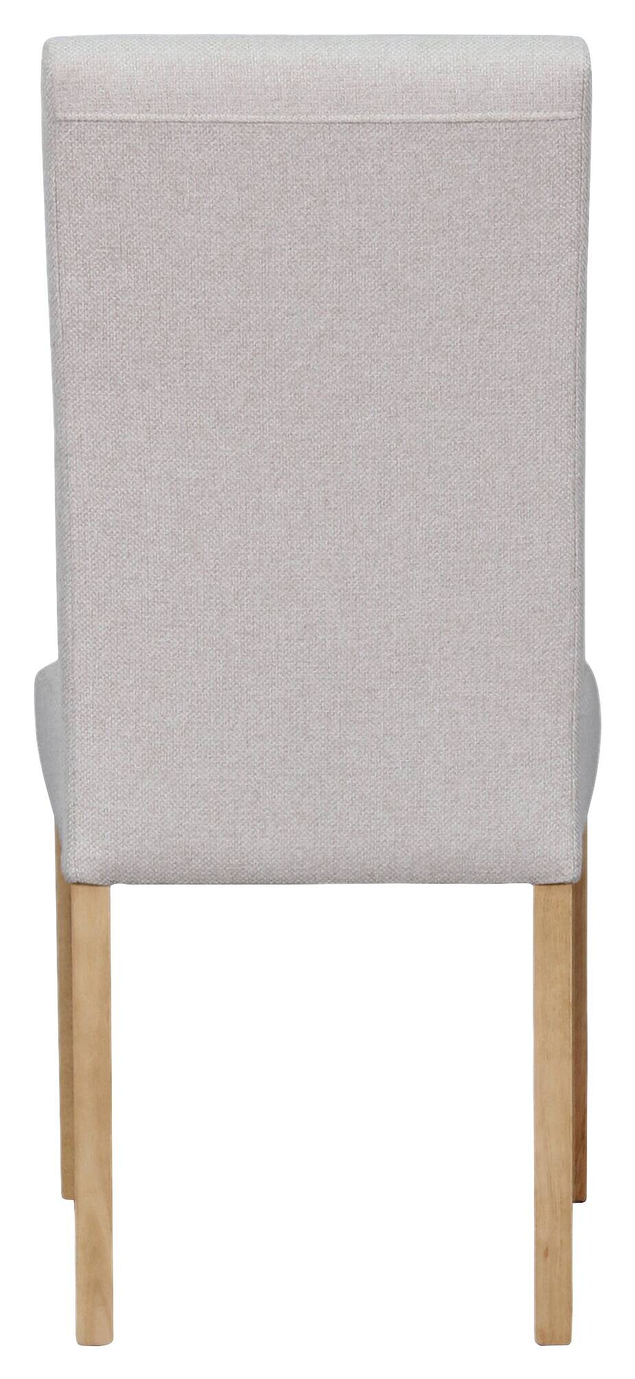 Stuhl ELIAS, 2er-Set taupe Webstoff B/H/T: ca. 47x99,5x60 cm