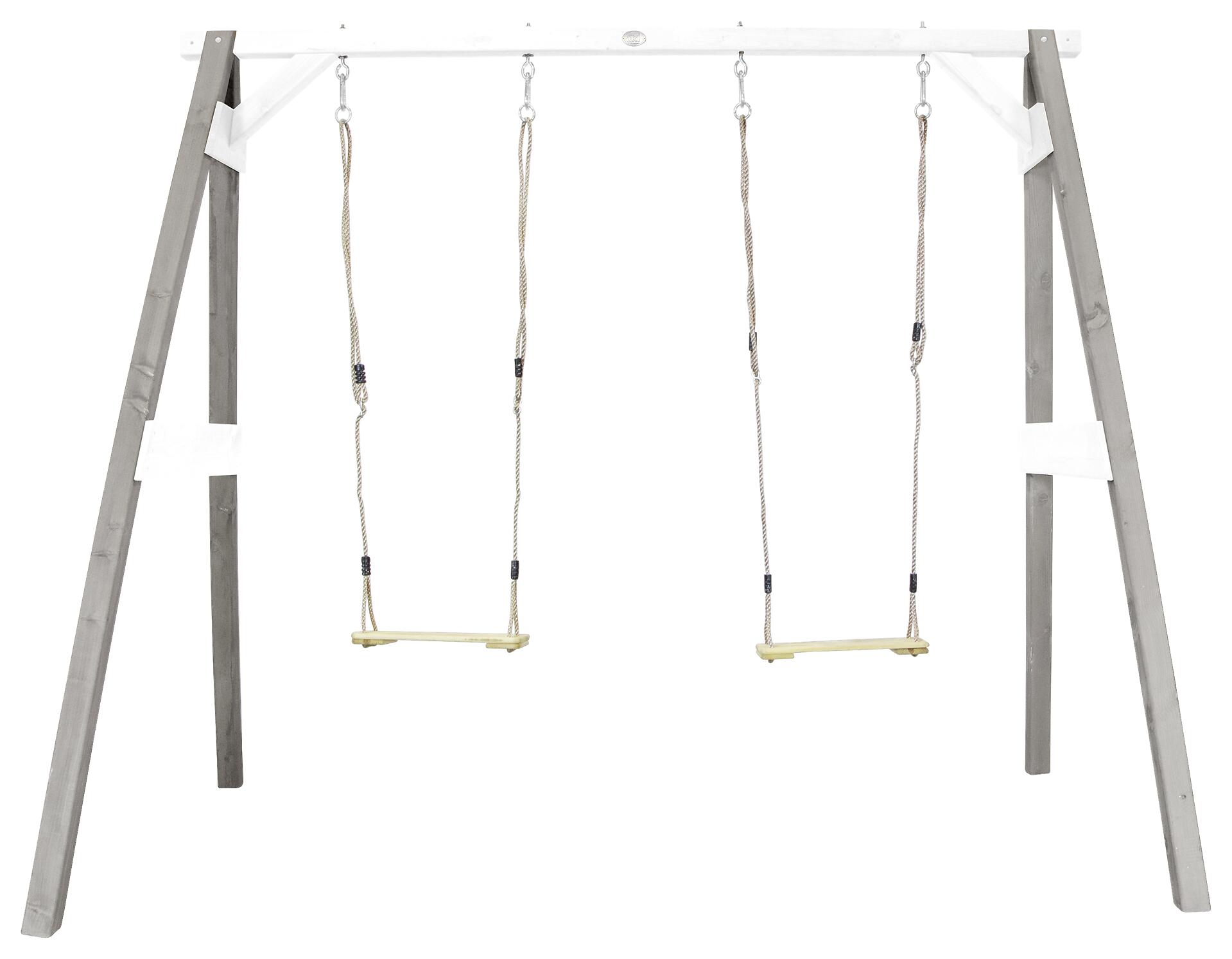 AXI Doppelschaukel grau B/H/T: ca. 254x207x160 cm