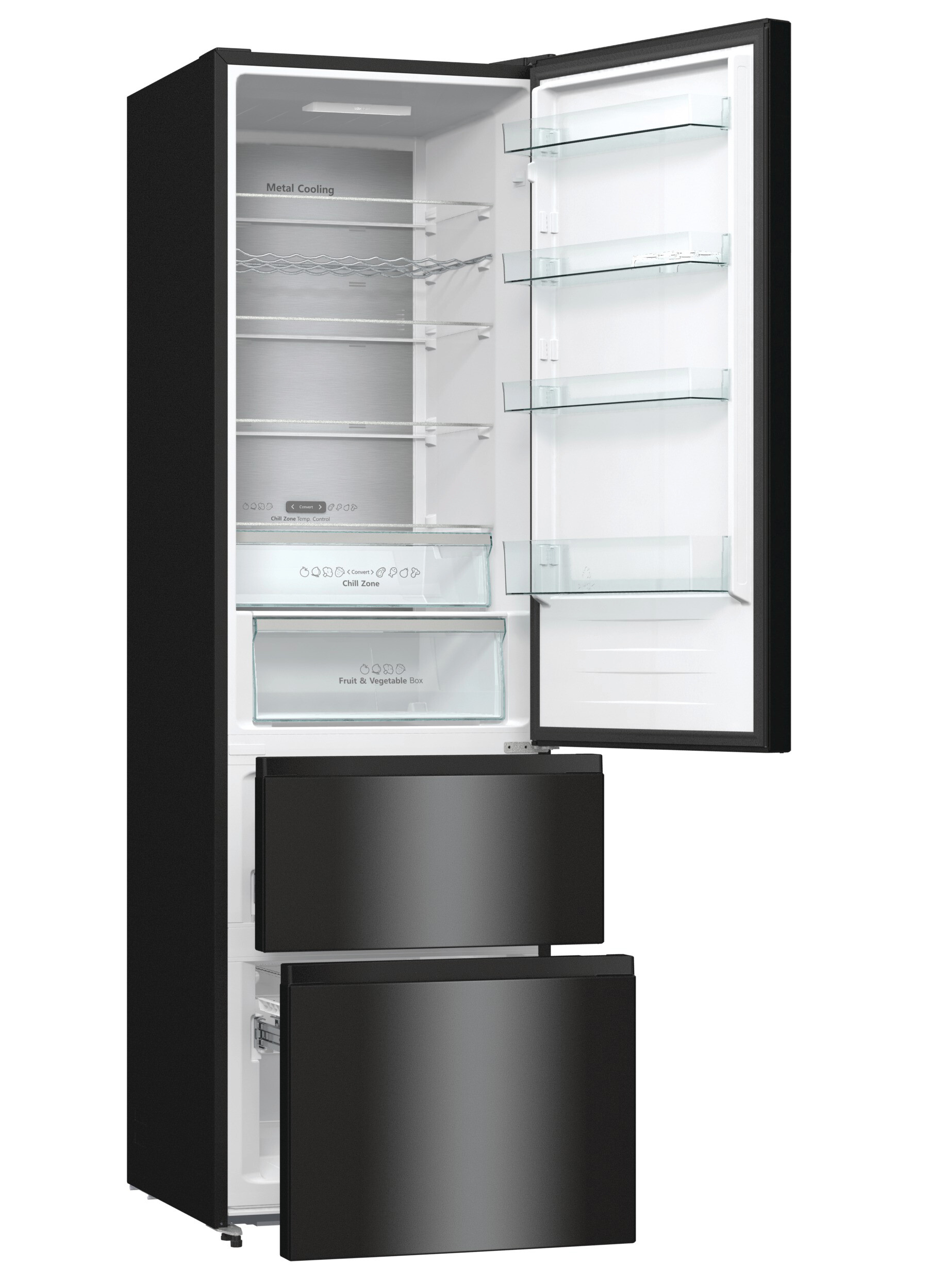 Hisense Kühl-/Gefrierkombination RM469N4AFD1 schwarz