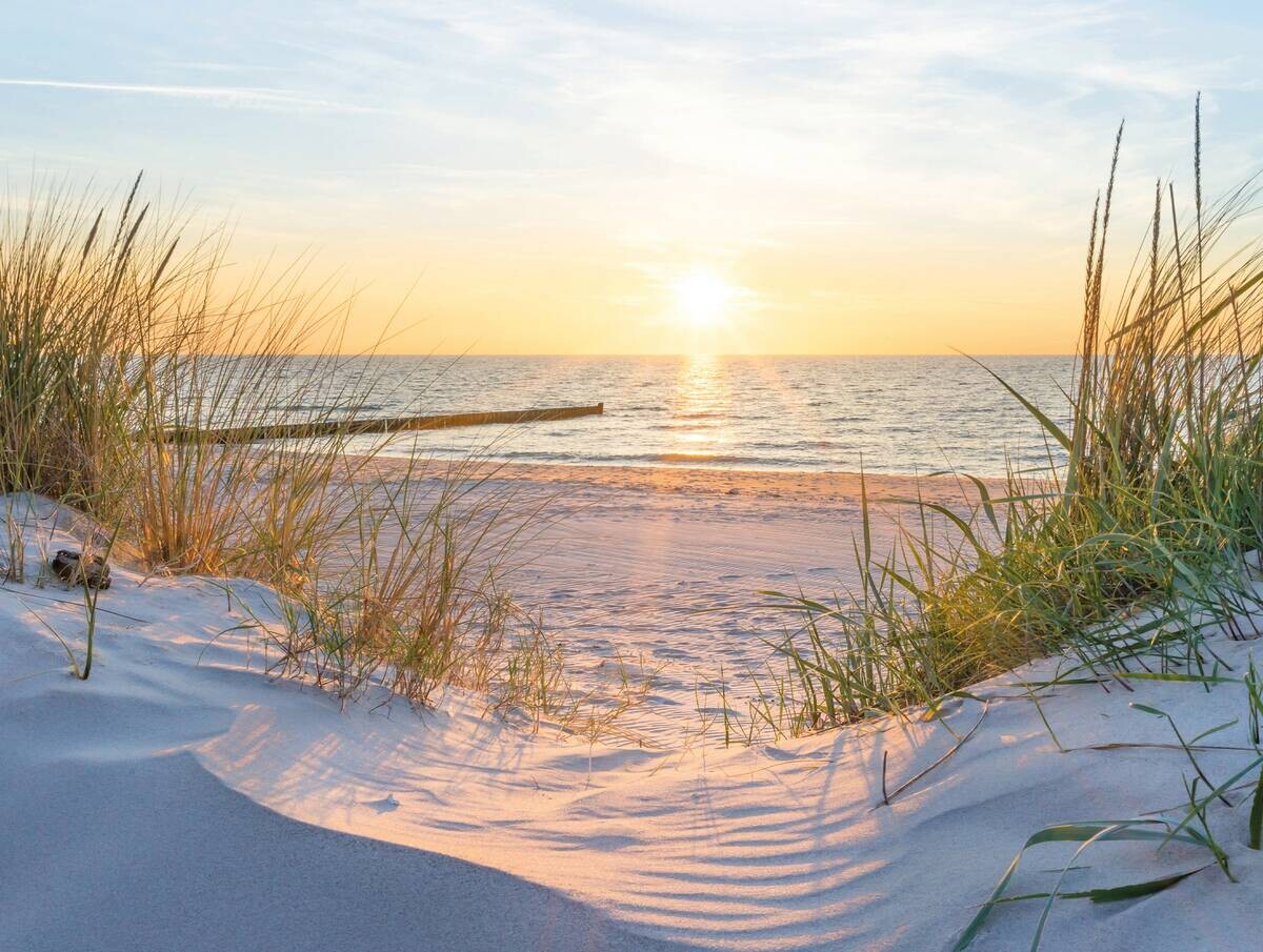 Keilrahmenbild Strand B/H: ca. 61x46 cm