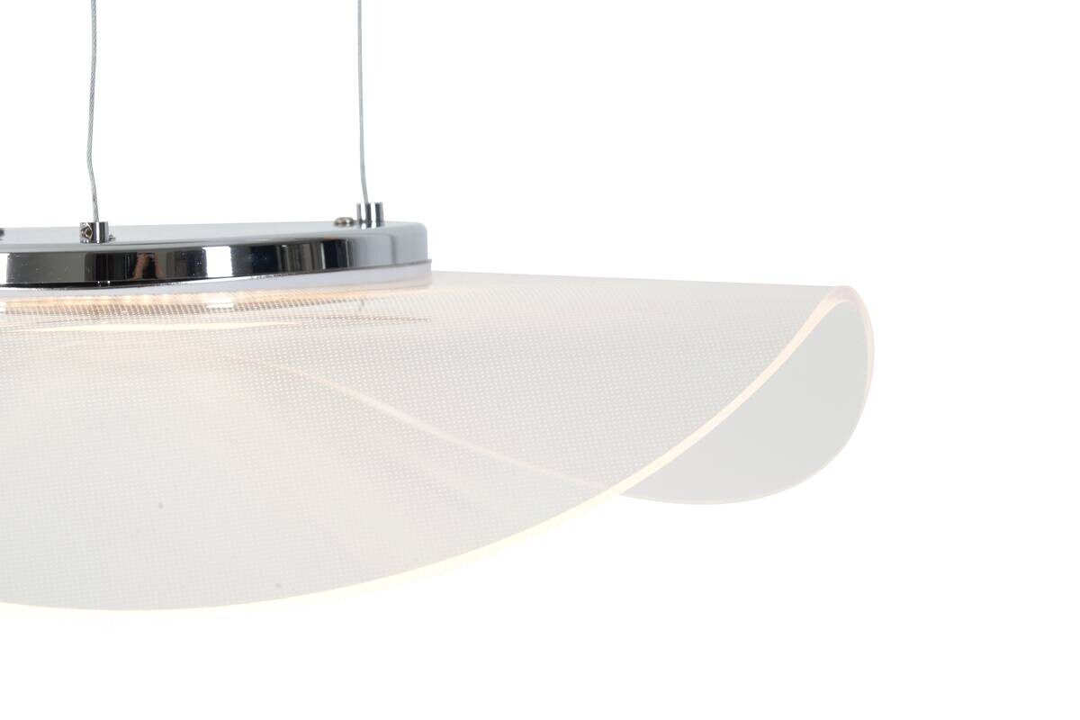 POCOline LED-Pendelleuchte Amina silber Acryl H/D: ca. 120x48 cm