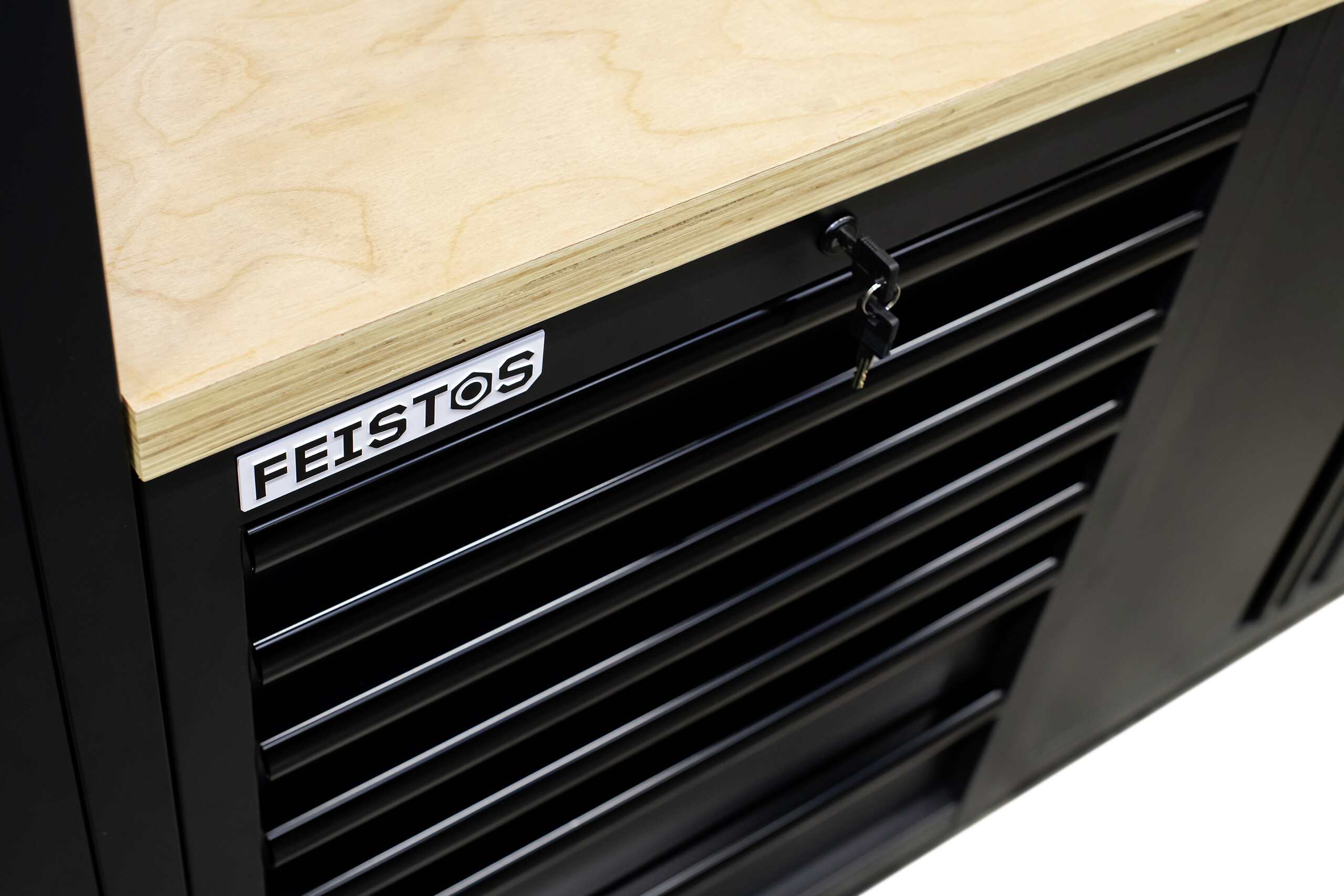 Werkzeugschrank EOS Blackline schwarz B/H/L: ca. 228x200x61 cm