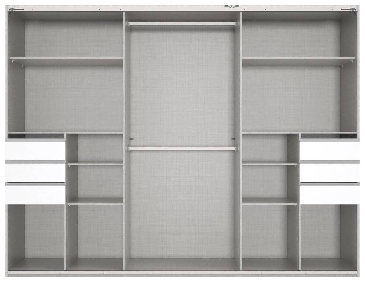 Schwebetürenschrank Saigon Graphit B/H/T: ca. 270x210x64 cm