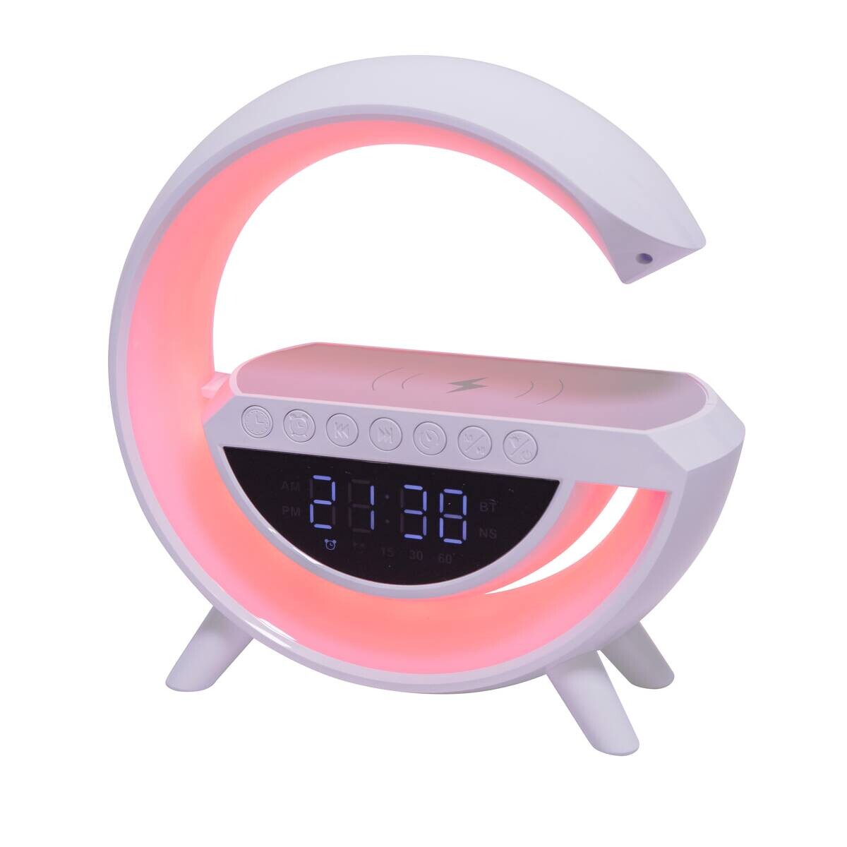 Nolo Tischleuchte Coby weiß Kunststoff B/H/L: ca. 8x24x23 cm