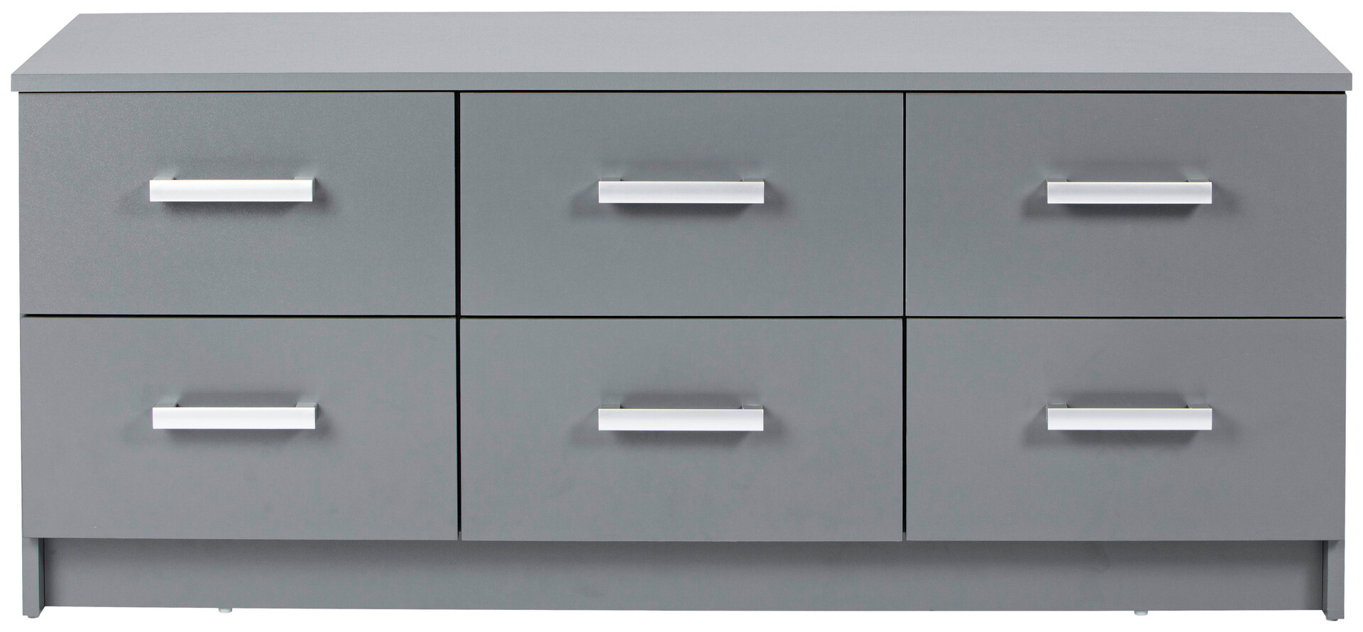 Kommode Elenzio Grafitgrau Optik B/H/T: ca. 121,8x50,8x40 cm