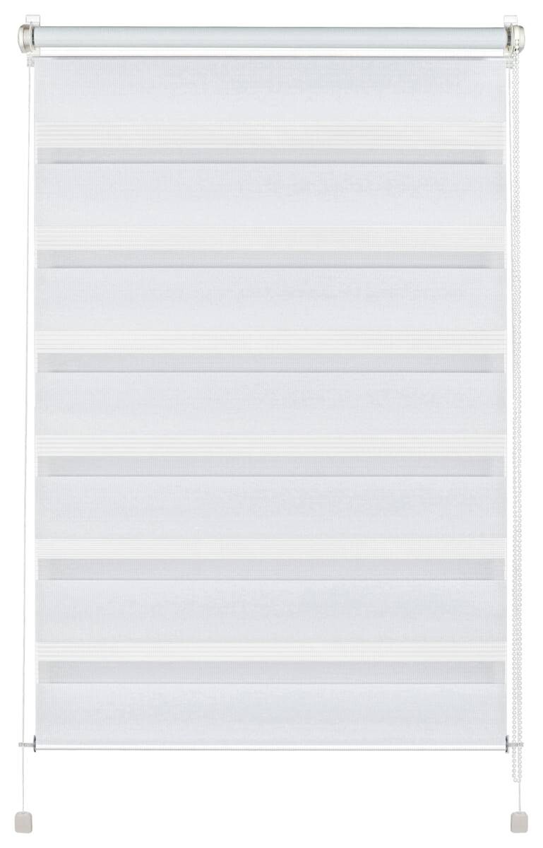 Boviva Doppelrollo weiß B/L: ca. 40x150 cm