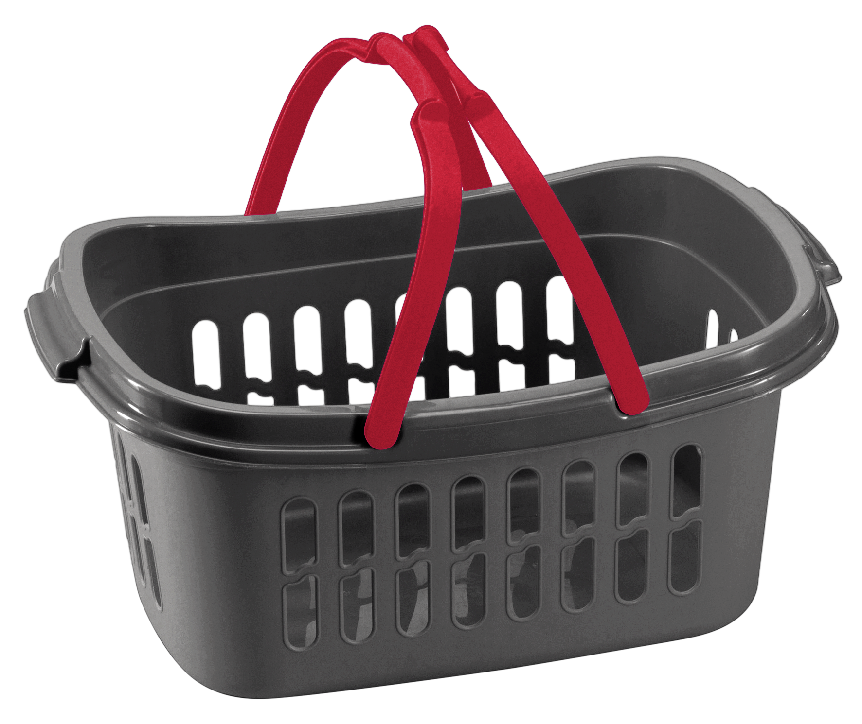 Einkaufskorb anthrazit B/H/L: ca. 36x24,3x52,8 cm
