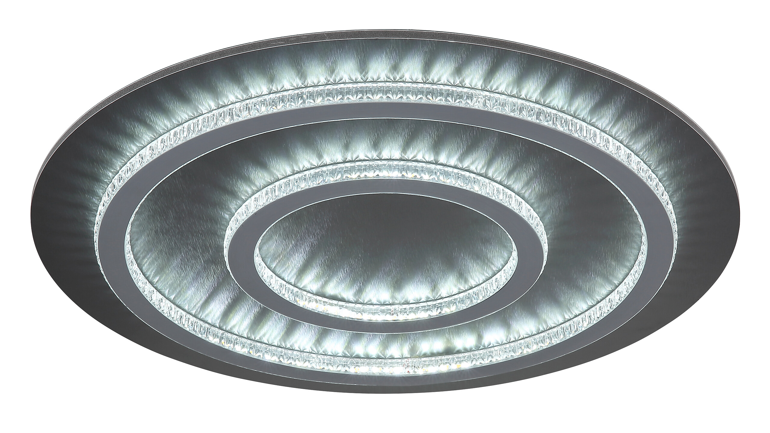 GLOBO LED-Deckenleuchte hellgrau mattschwarz anthrazit Metall Kunststoff H/D: ca. 6x55 cm 1 Brennstellen