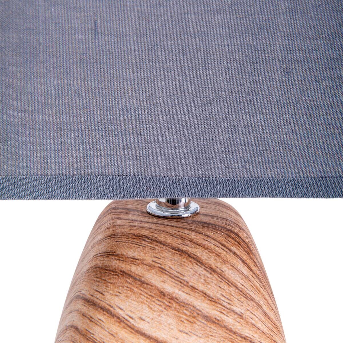 Näve Leuchten Tischleuchte 3136214 braun Keramik B/H/T: ca. 15x31x15 cm E14 1 Brennstellen