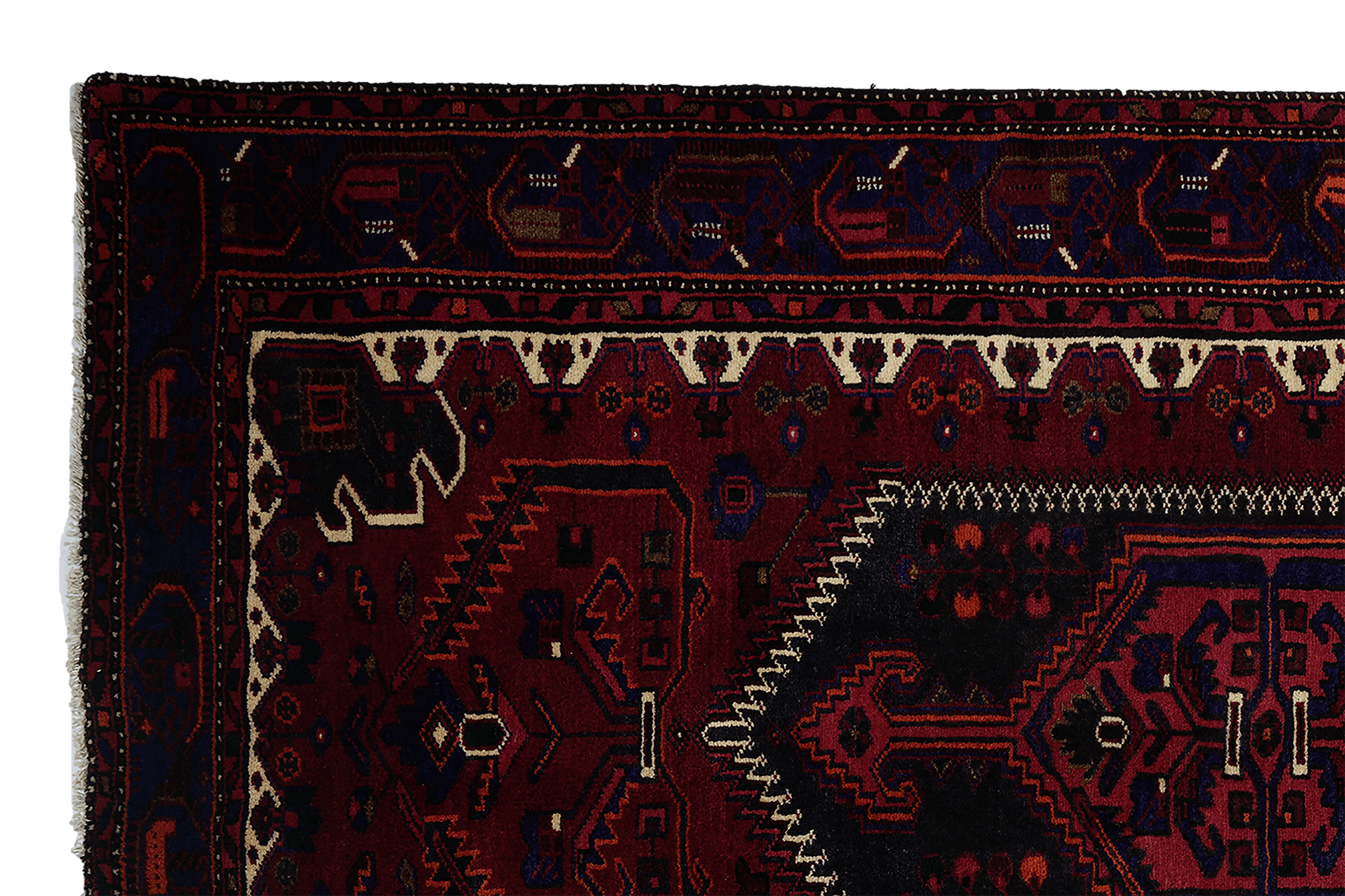 PersaTepp Teppich Khamseh rot B/H/L: ca. 144x1x255 cm