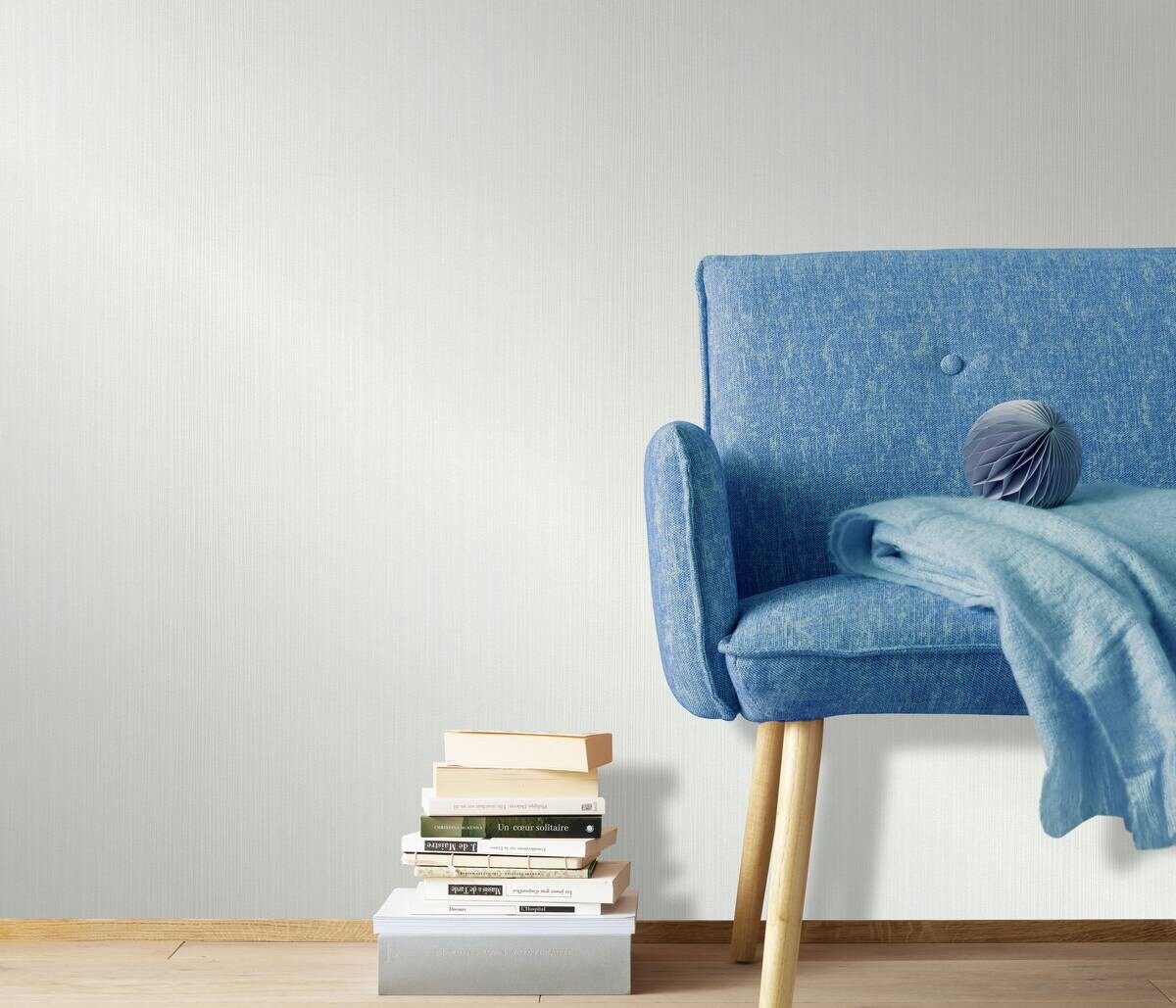 Erismann Vliestapete Struktur weiß B/L: ca. 53x1005 cm