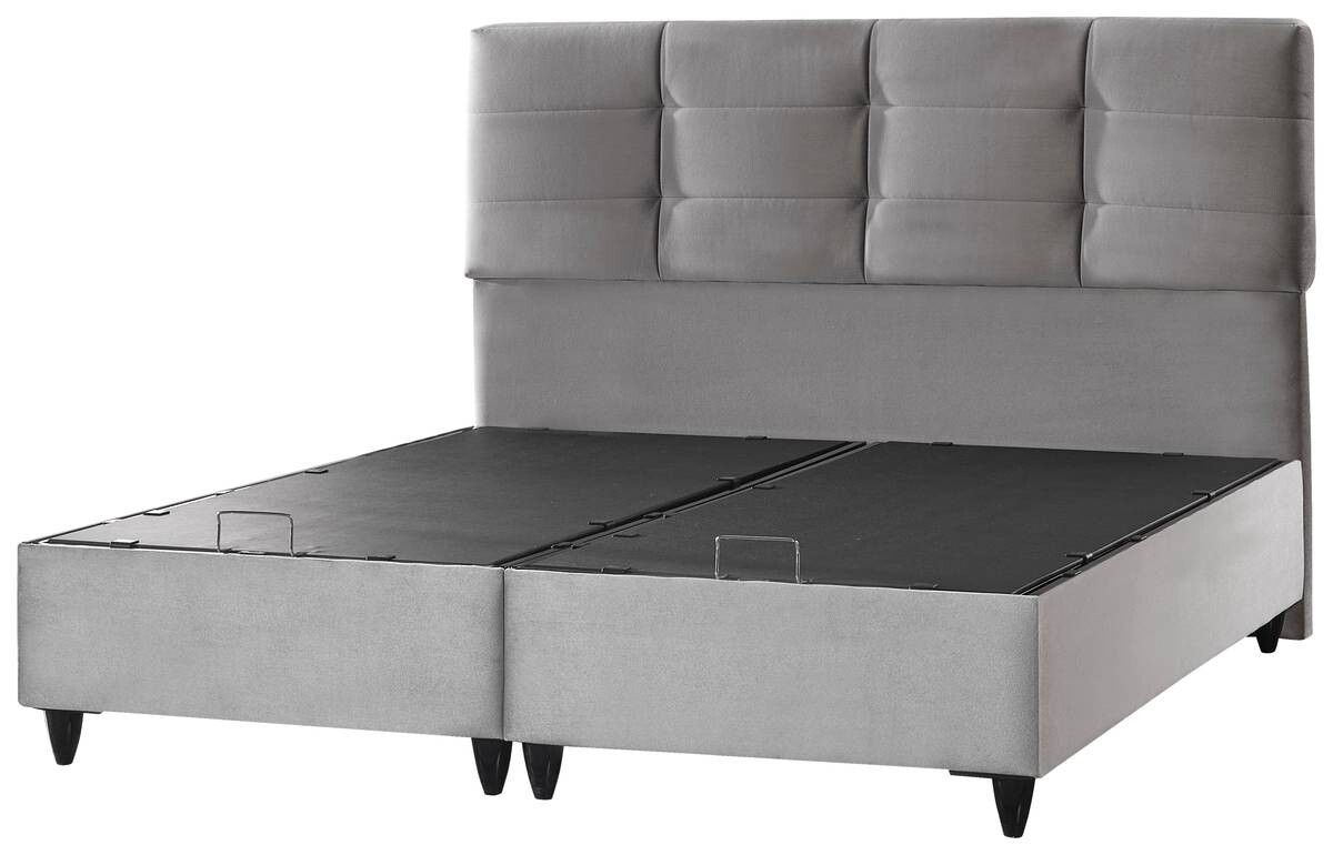 Polsterbett Naomi hellgrau Liegefläche B/L: ca. 180x200 cm