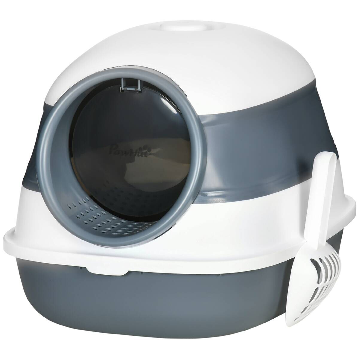 PawHut Katzen-Zubehör grau Edelstahl B/H/L: ca. 41x52x38 cm