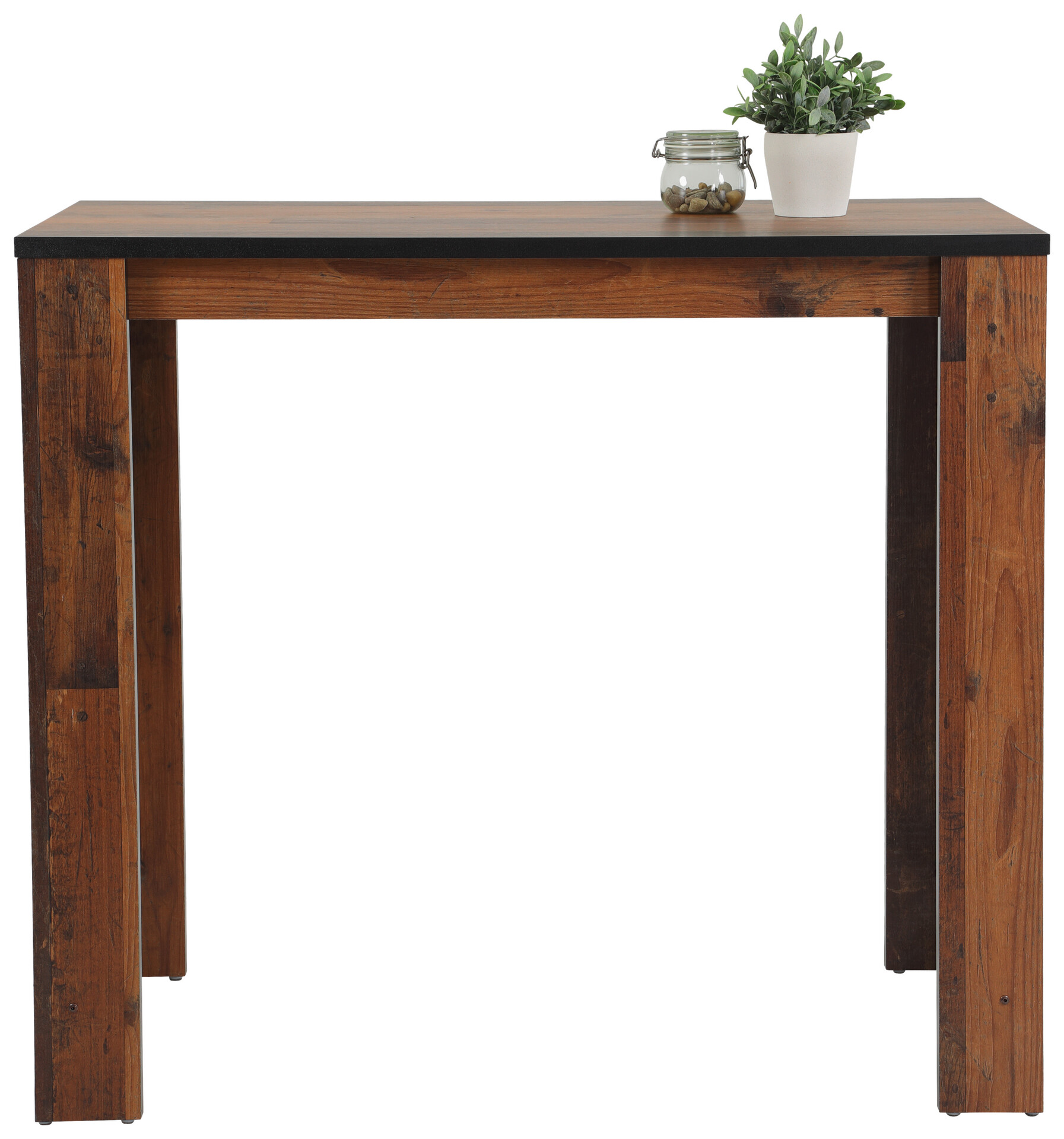 Bartisch Frieda II Eiche Old Wood Nachbildung Holzwerkstoff B/H/T: ca. 120x108x58 cm