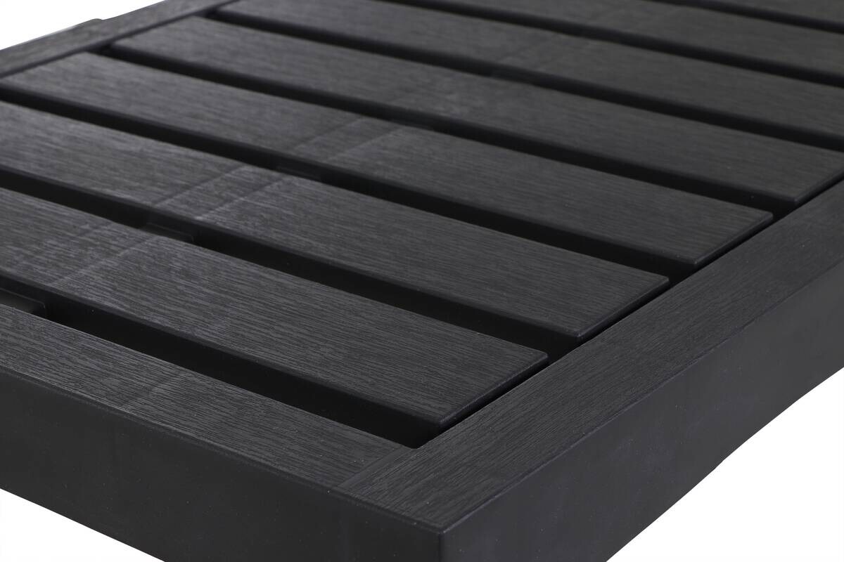 ProGarden Gartensitzgruppe Java anthrazit Kunststoff B/H/L: ca. 54x82x61 cm