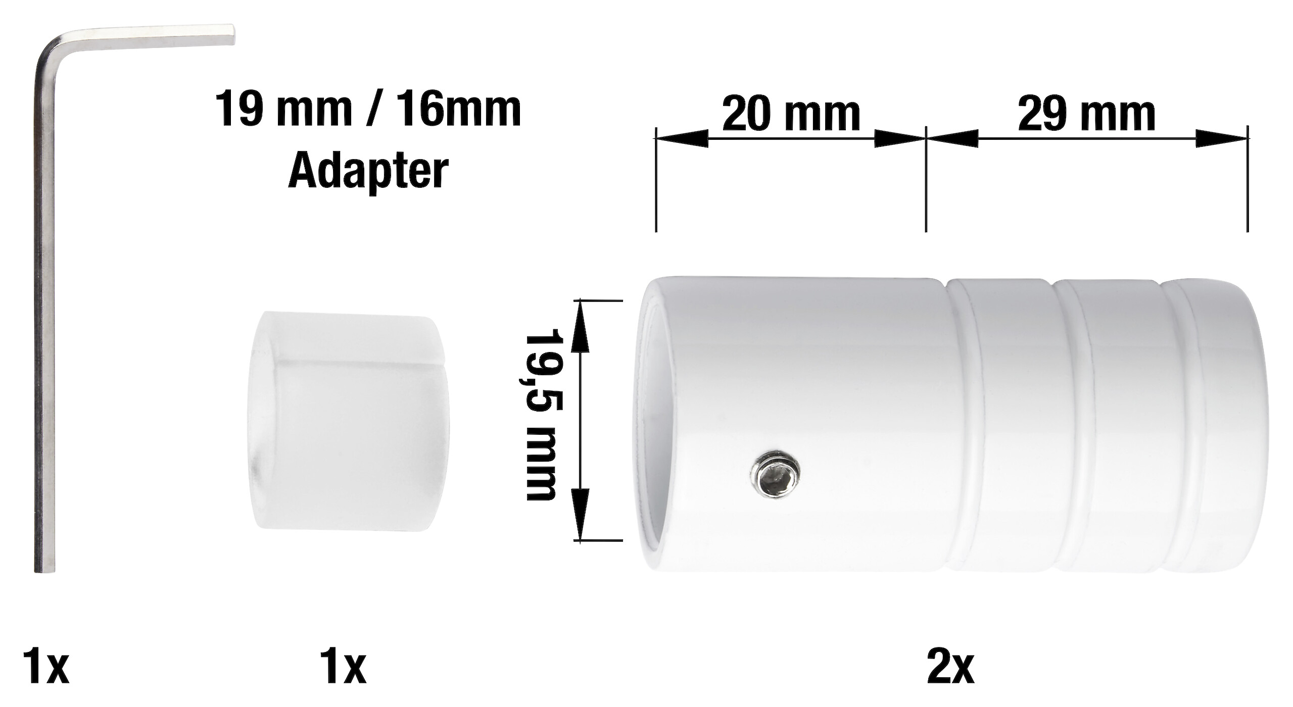 ondeco Endstück rill
