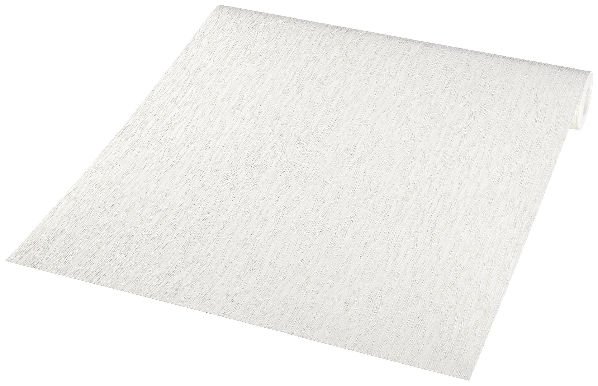 Vliestapete Struktur weiß B/L: ca. 53x1005 cm