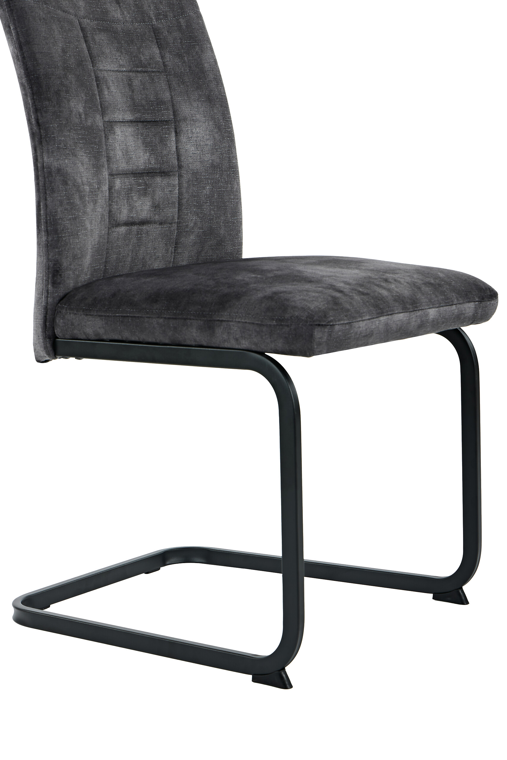 Schwingstuhl Gela anthrazit Microfaser B/H/T: ca. 49x98x62 cm