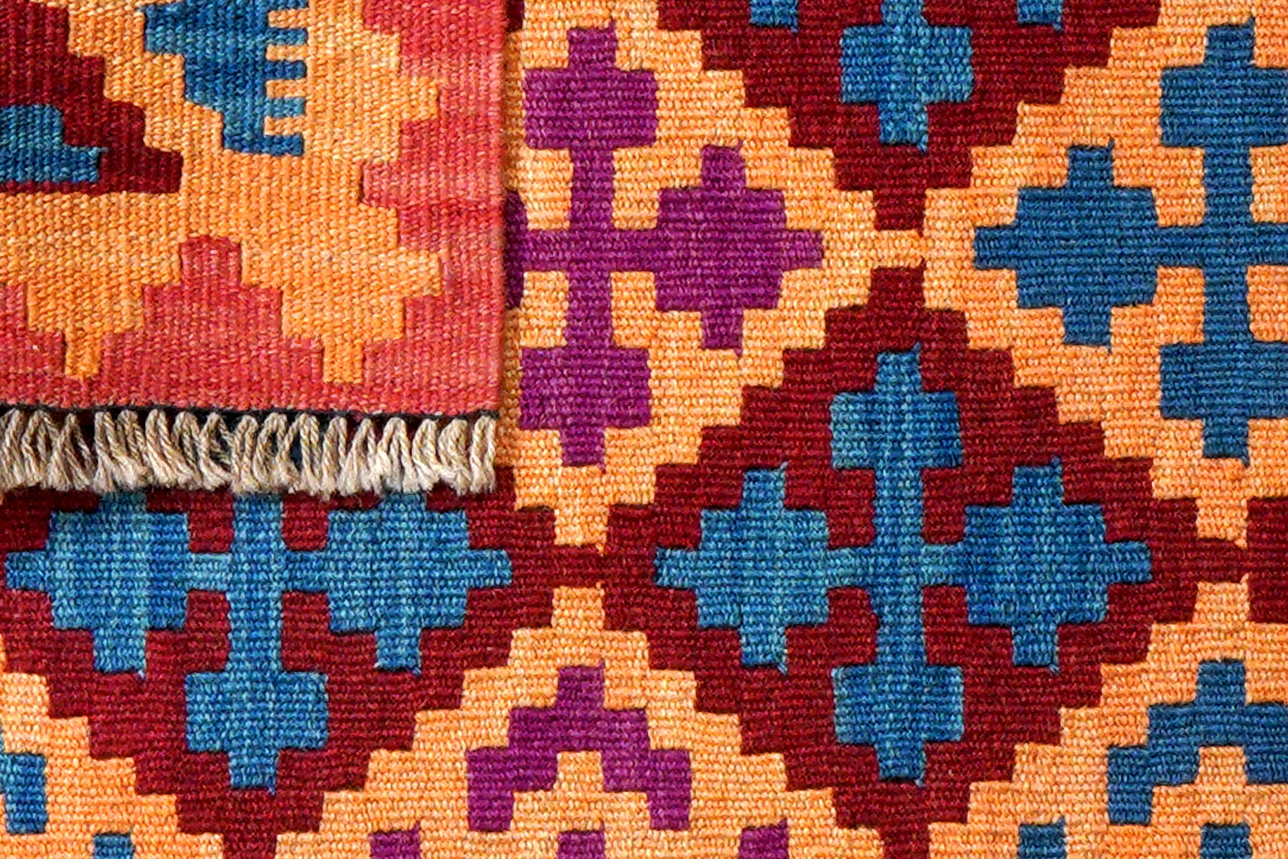 PersaTepp Teppich Kelim Gashgai bunt B/H/L: ca. 62x1x101 cm