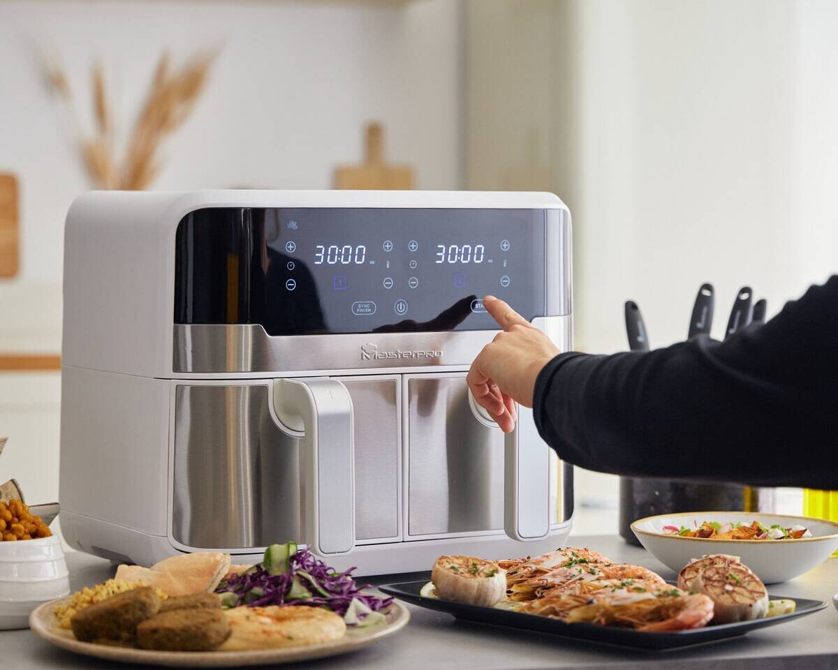 MASTERPRO Heißluftfritteuse ROCKET DUO 900