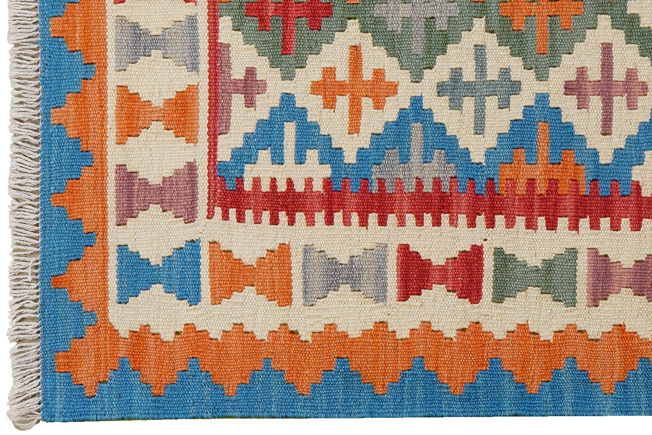 PersaTepp Teppich Kelim Gashgai beige B/H/L: ca. 84x1x124 cm