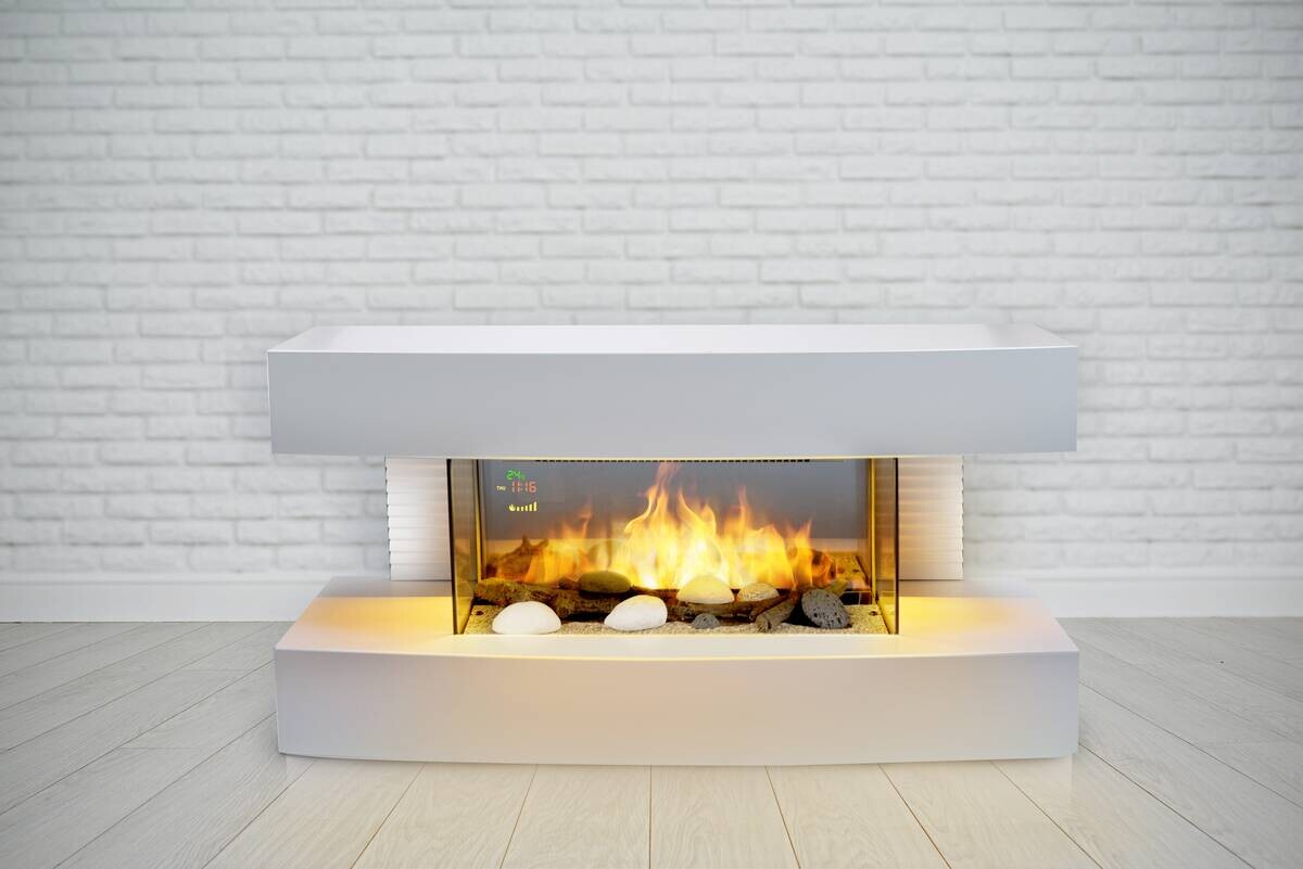 Elektrokamin weiß B/H/L: ca. 20x41,5x81 cm ca. 2000 W