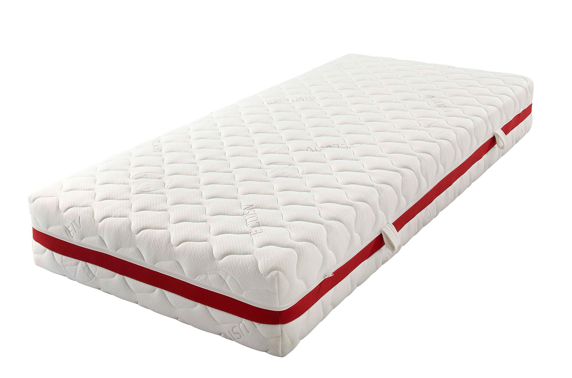 Tonnentaschenfederkernmatratze Titan weiß Liegefläche B/L: ca. 100x200 cm