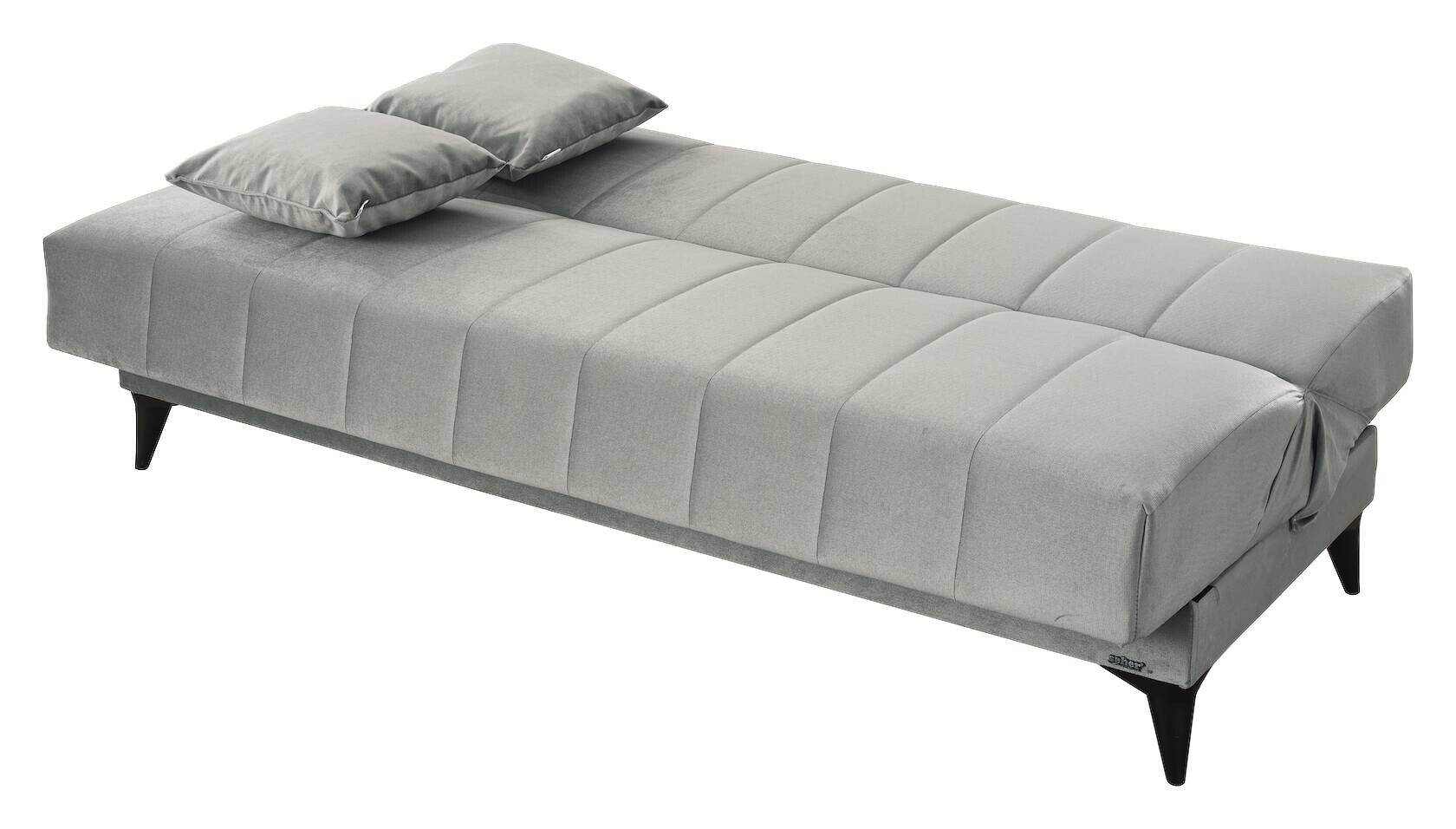 Schlafsofa grau Polyester B/H/T: ca. 192x86x84 cm