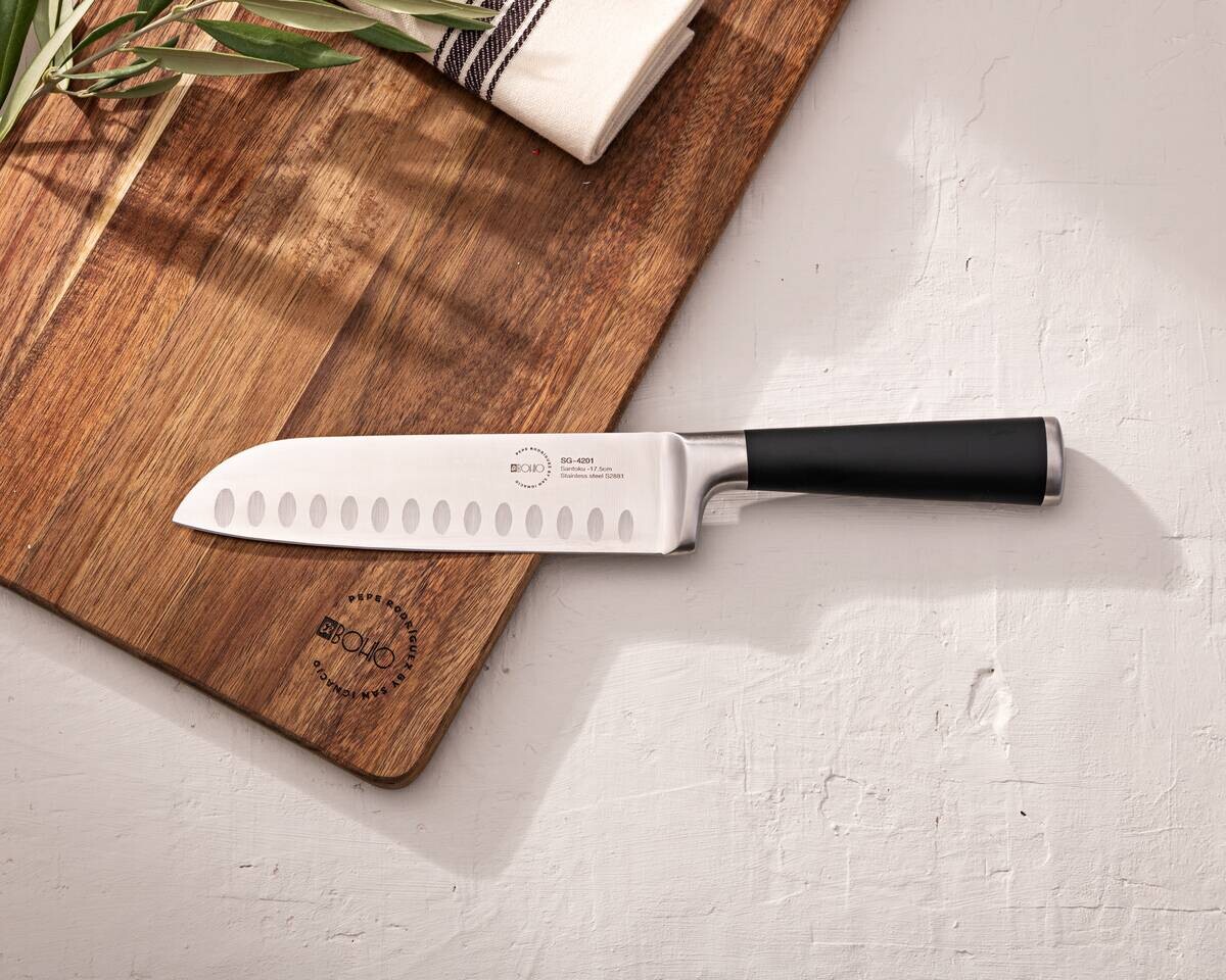 SAN IGNACIO Messerset EL BOHIO schwarz Edelstahl 4 tlg.