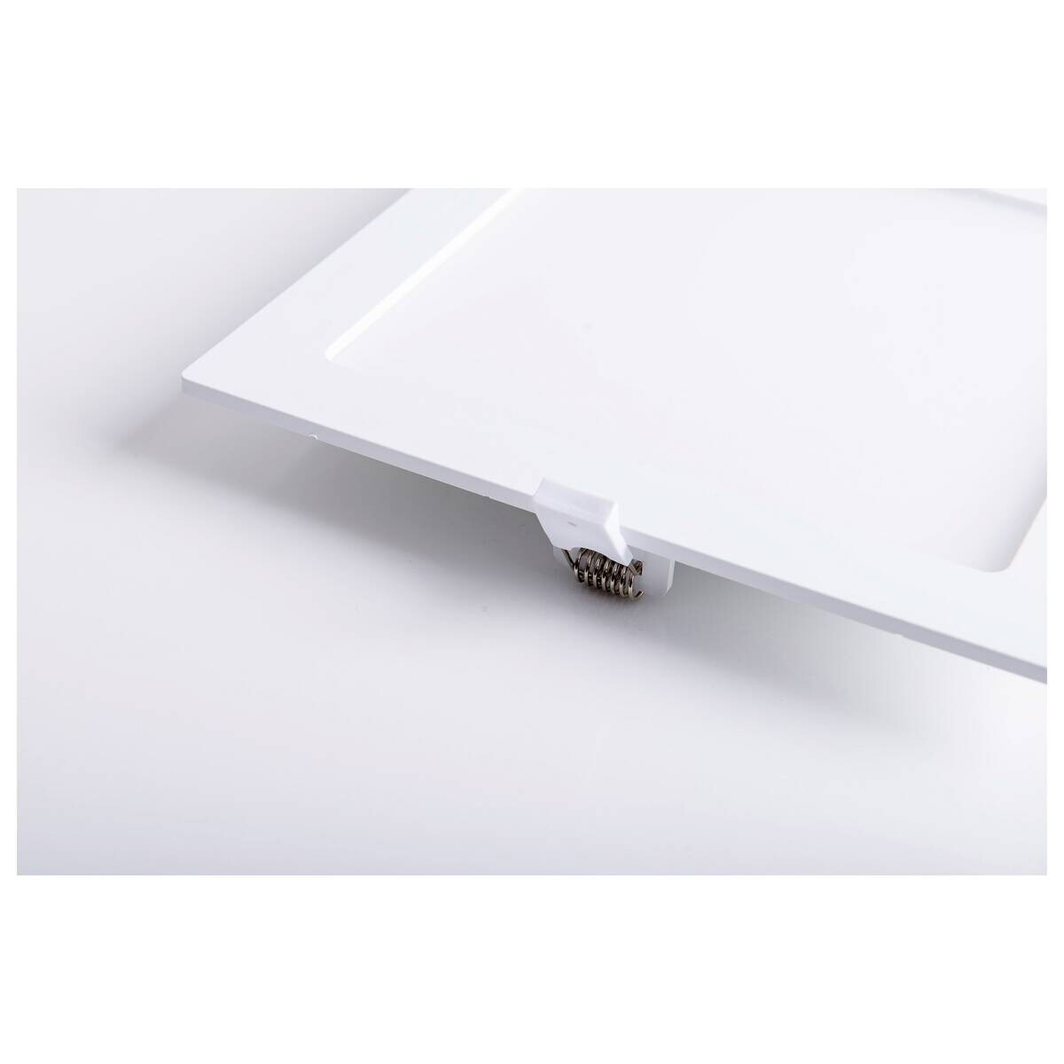 Näve Leuchten LED-Ein-/Aufbauleuchte weiß Kunststoff Metall B/H/T: ca. 22,7x3,5x22,7 cm